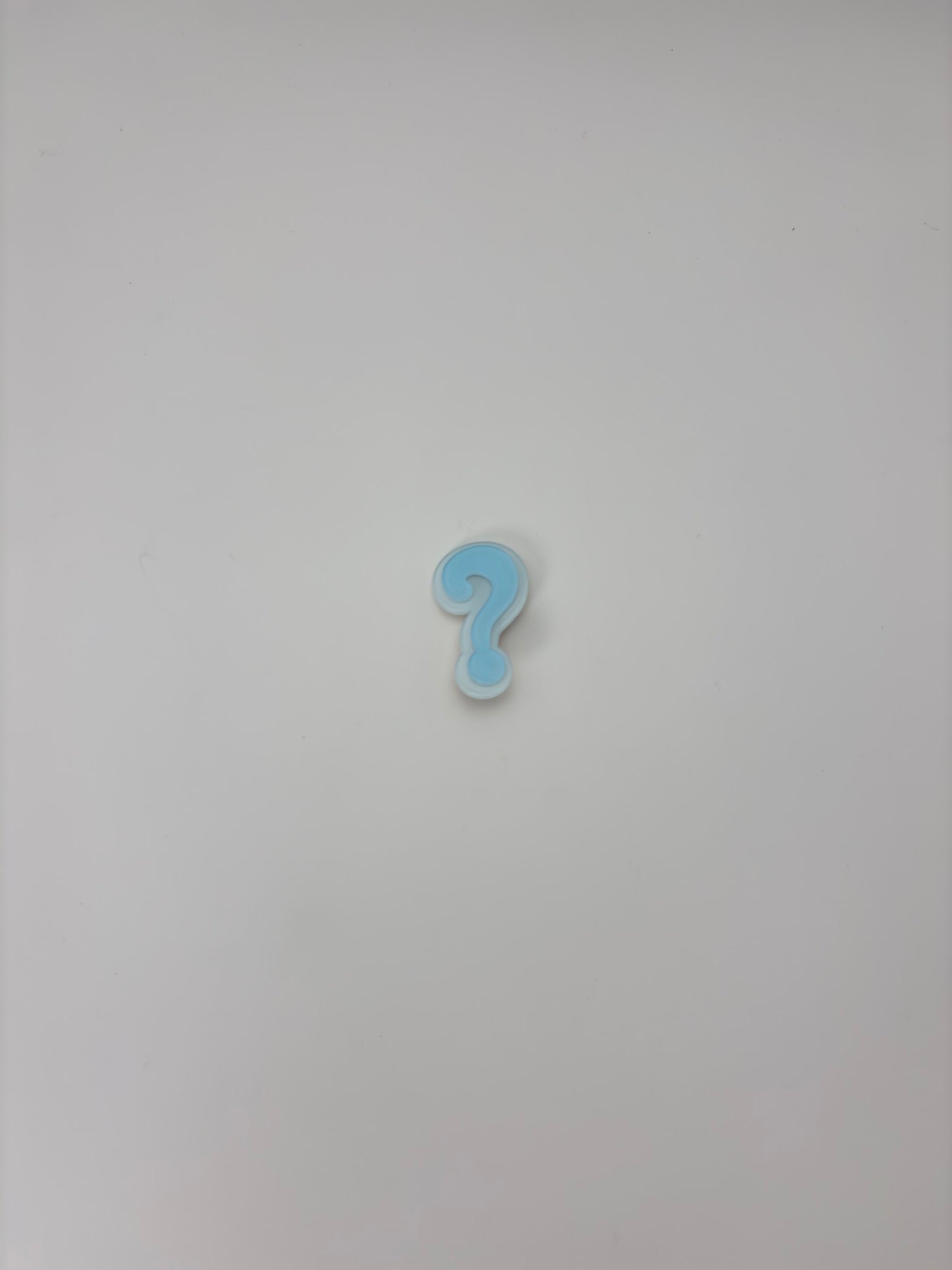 Pastel Question Mark Decorative Buttons / Hair pin
