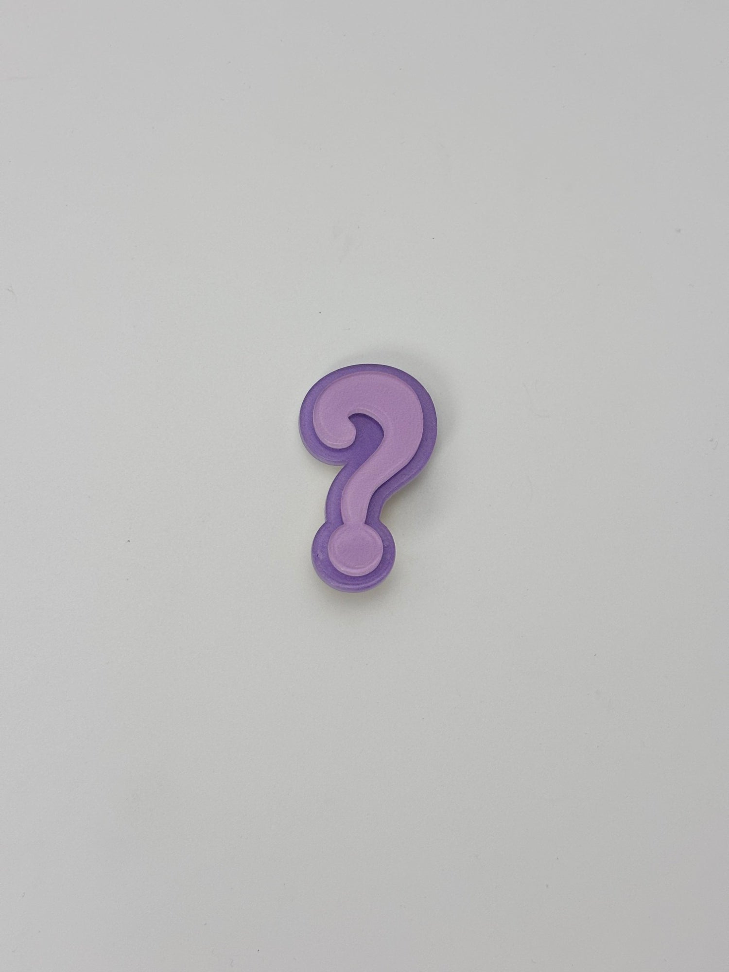 Pastel Question Mark Decorative Buttons / Hair pin