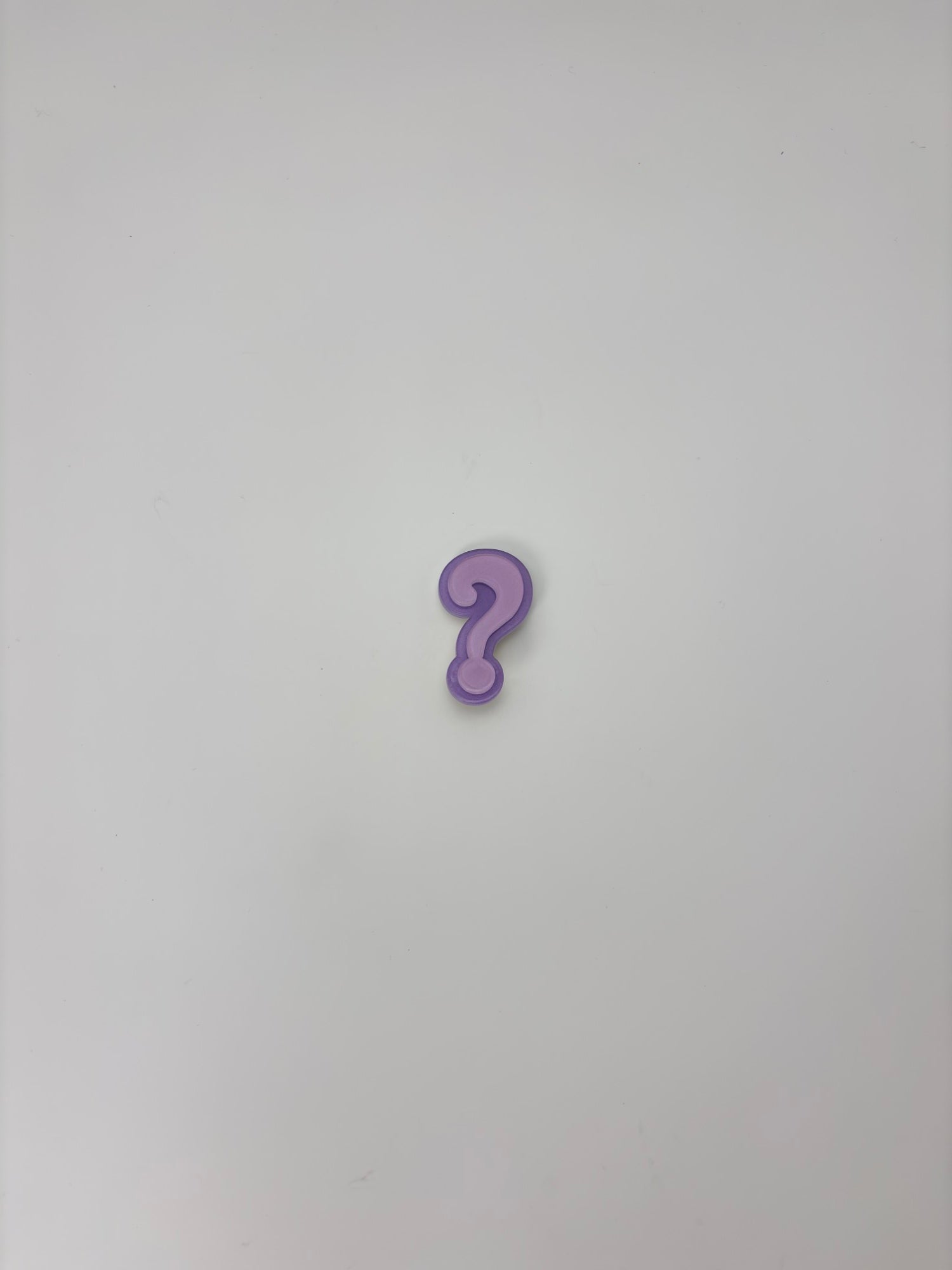 Pastel Question Mark Decorative Buttons / Hair pin