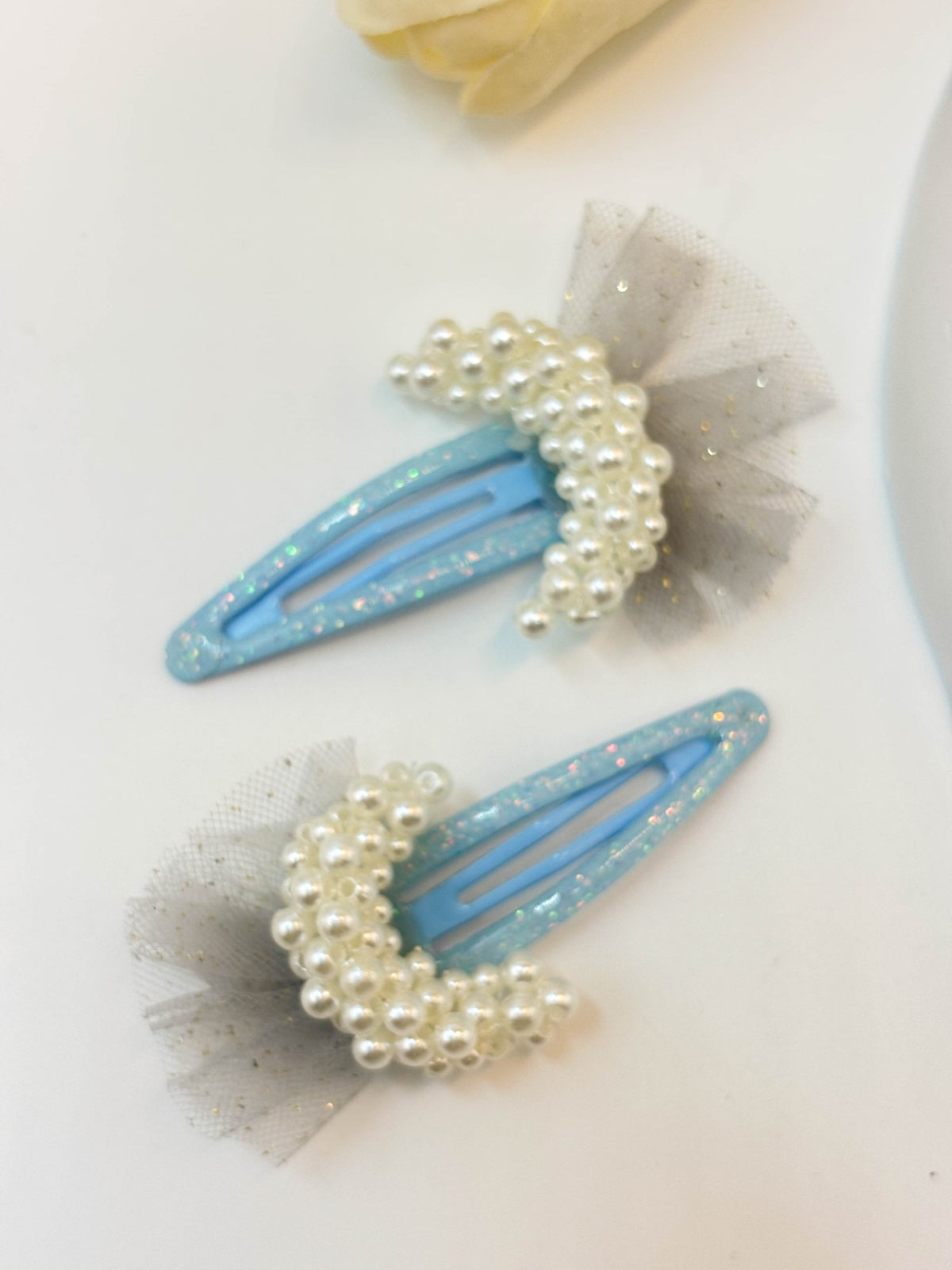 Pearl Tic Tac / Snap Hair Clips)
