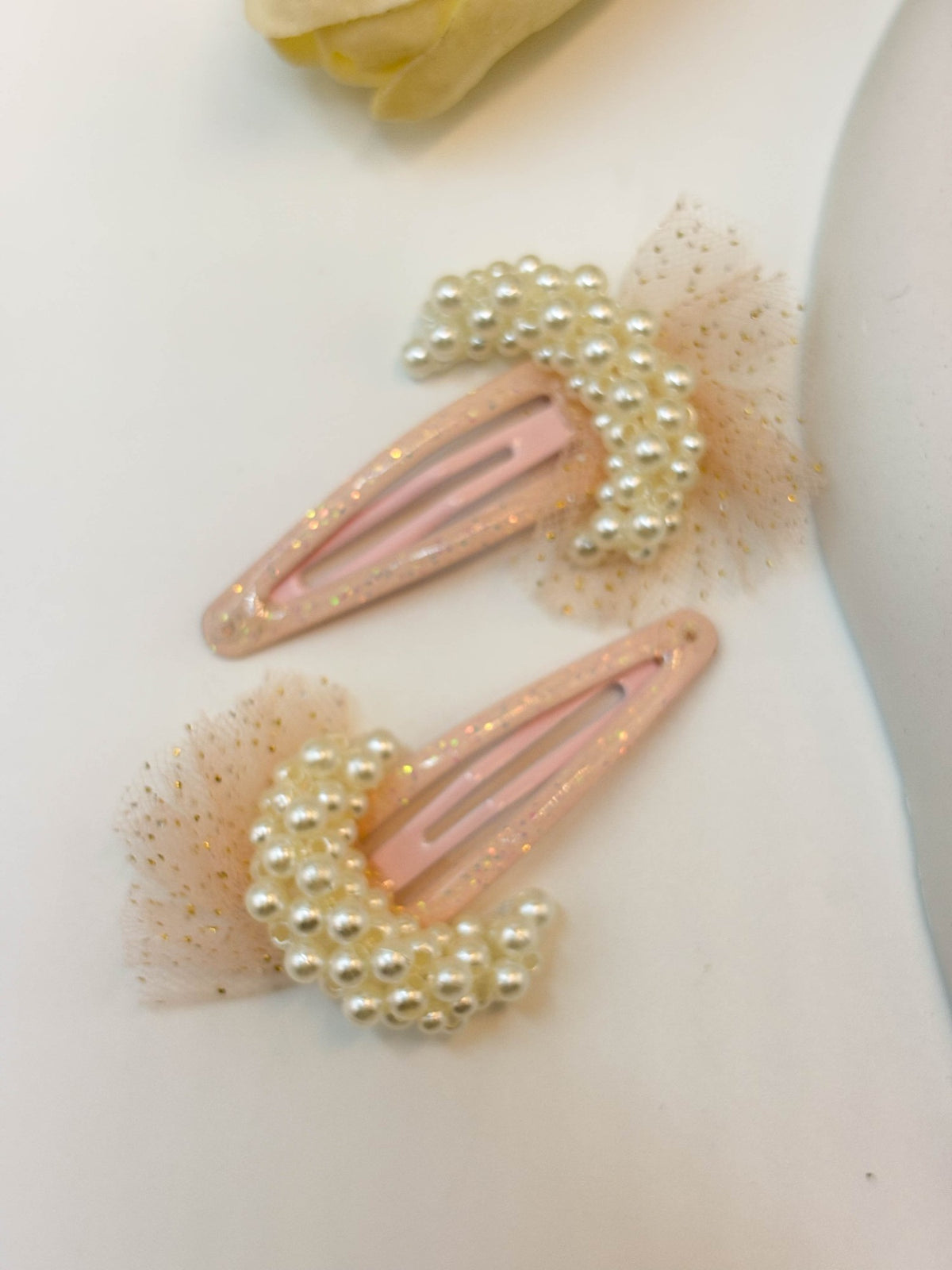Pearl Tic Tac / Snap Hair Clips)