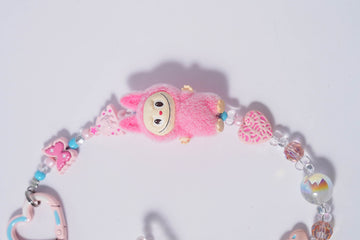 Kawaii Pink Bunny & Star Charm