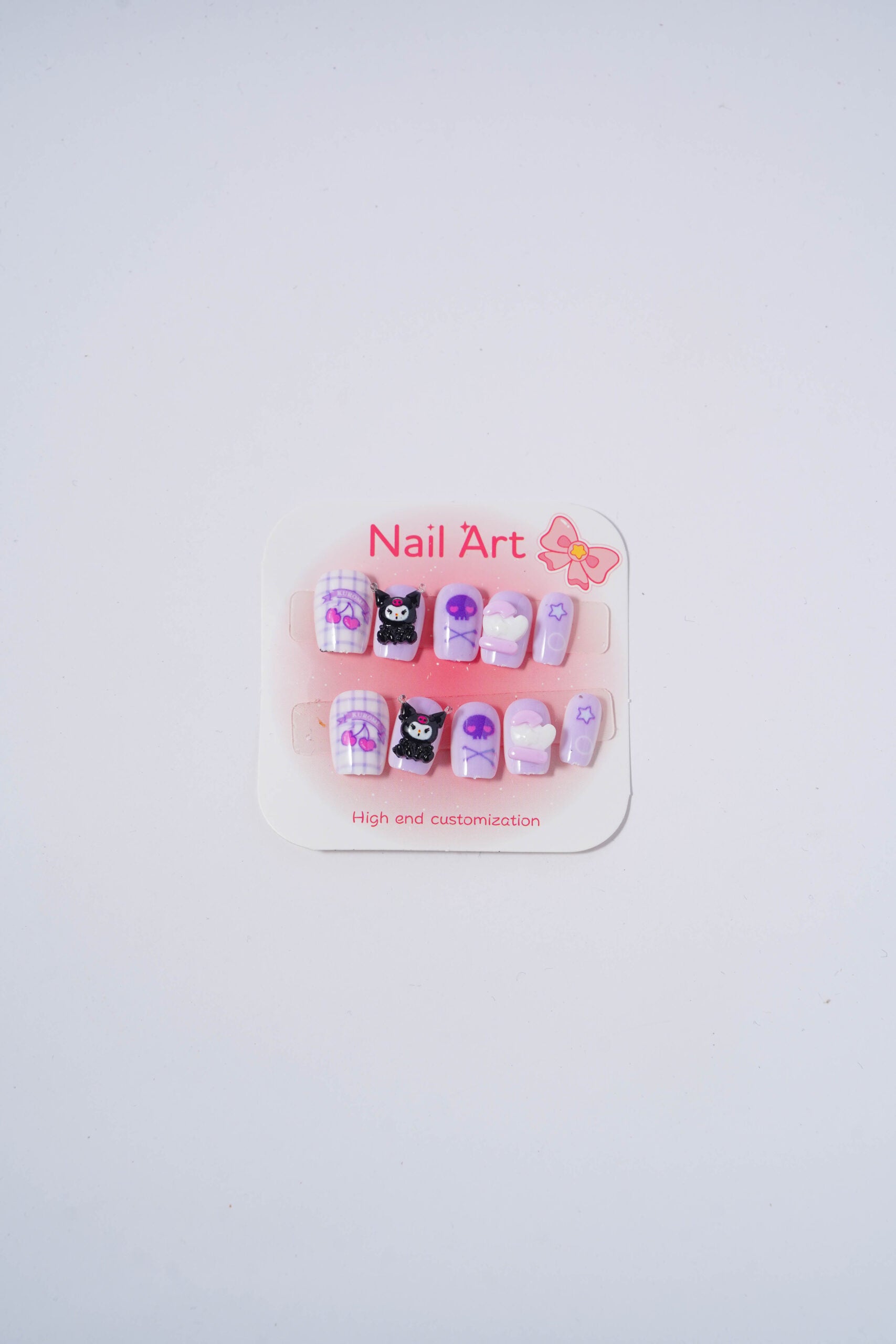 Kuromi 3D nails