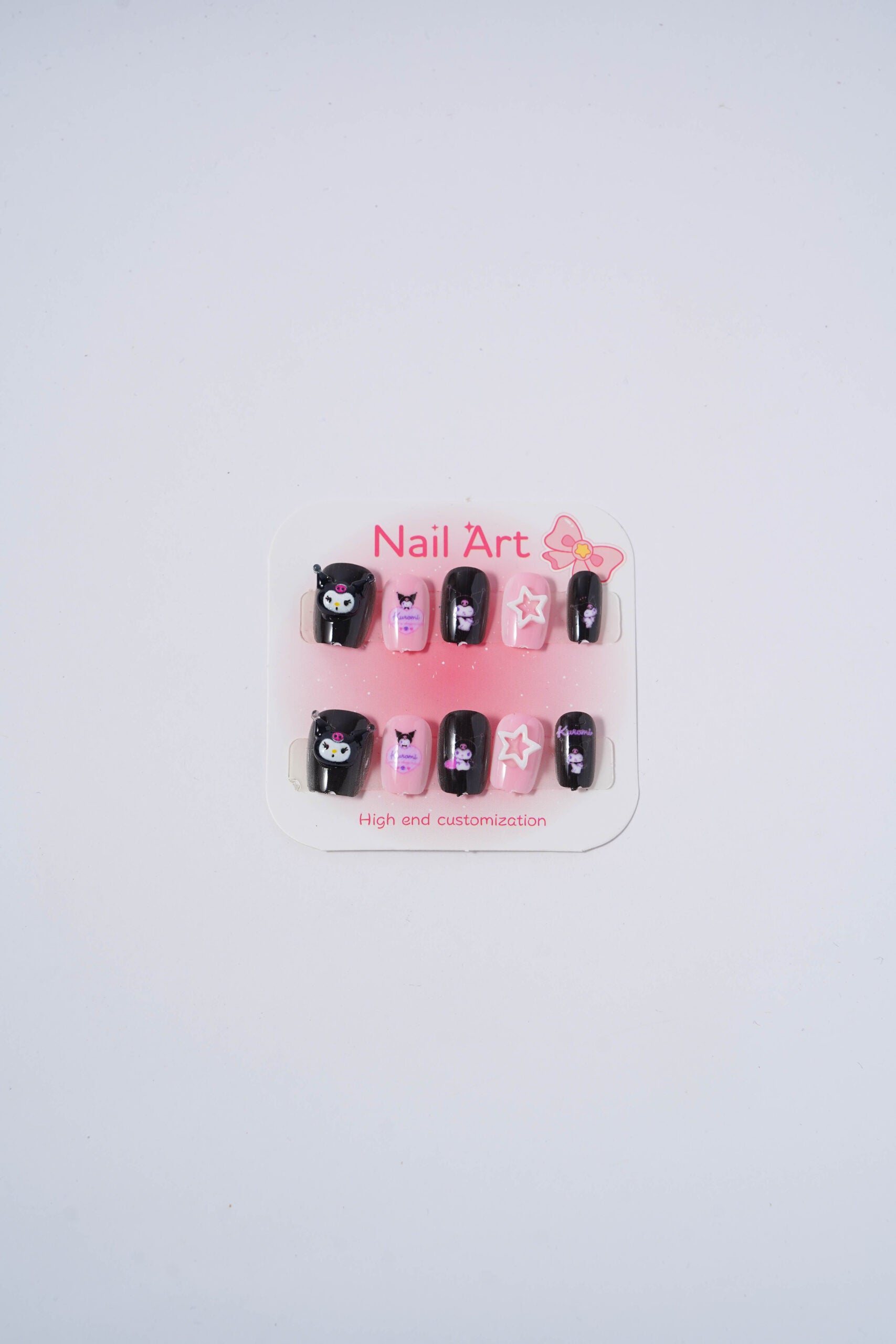 Kuromi 3D nails
