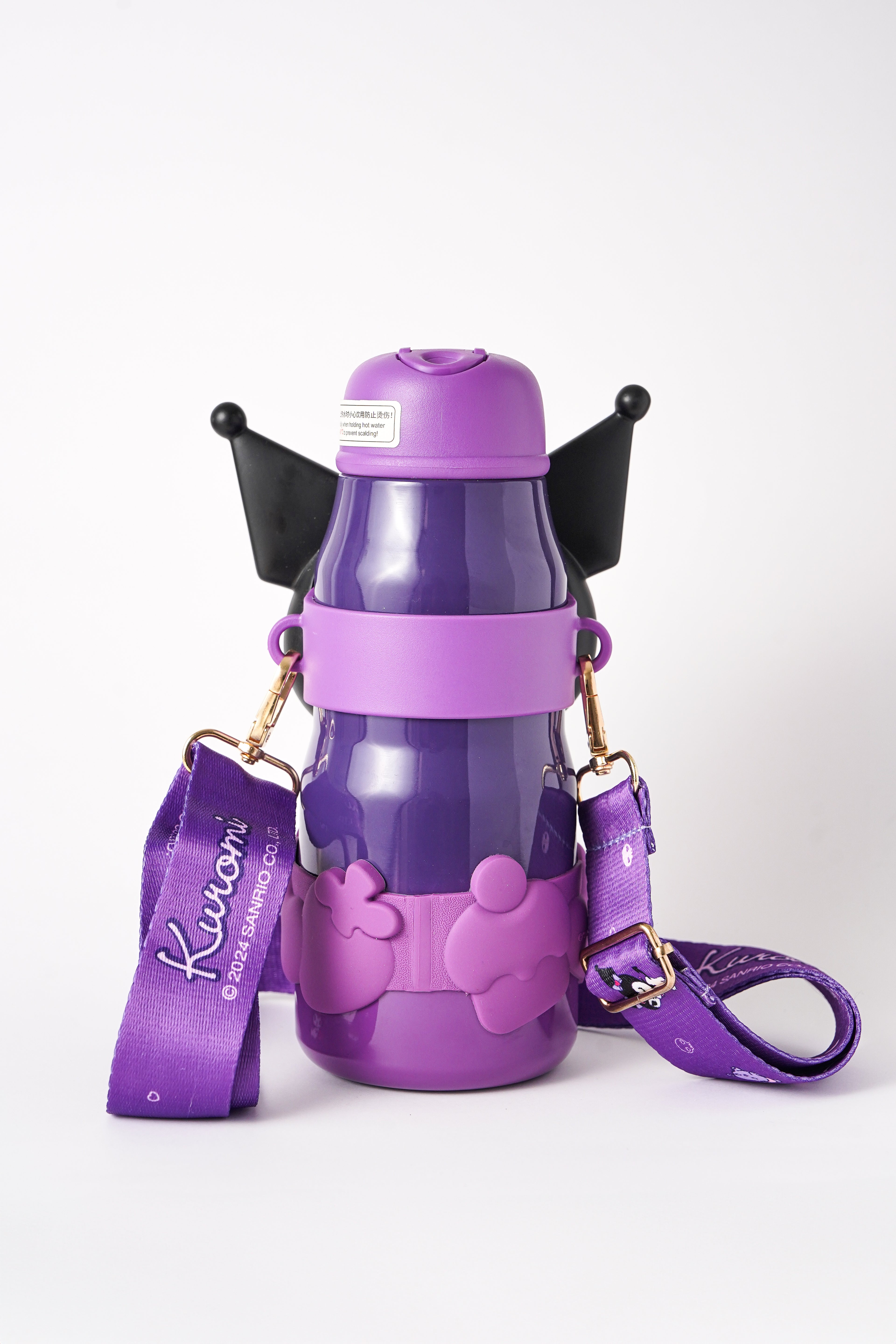 Kuromi Water Bottle with Strap