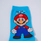 Super Mario Blue long Socks