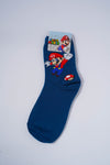 Super Mario Teal long Socks