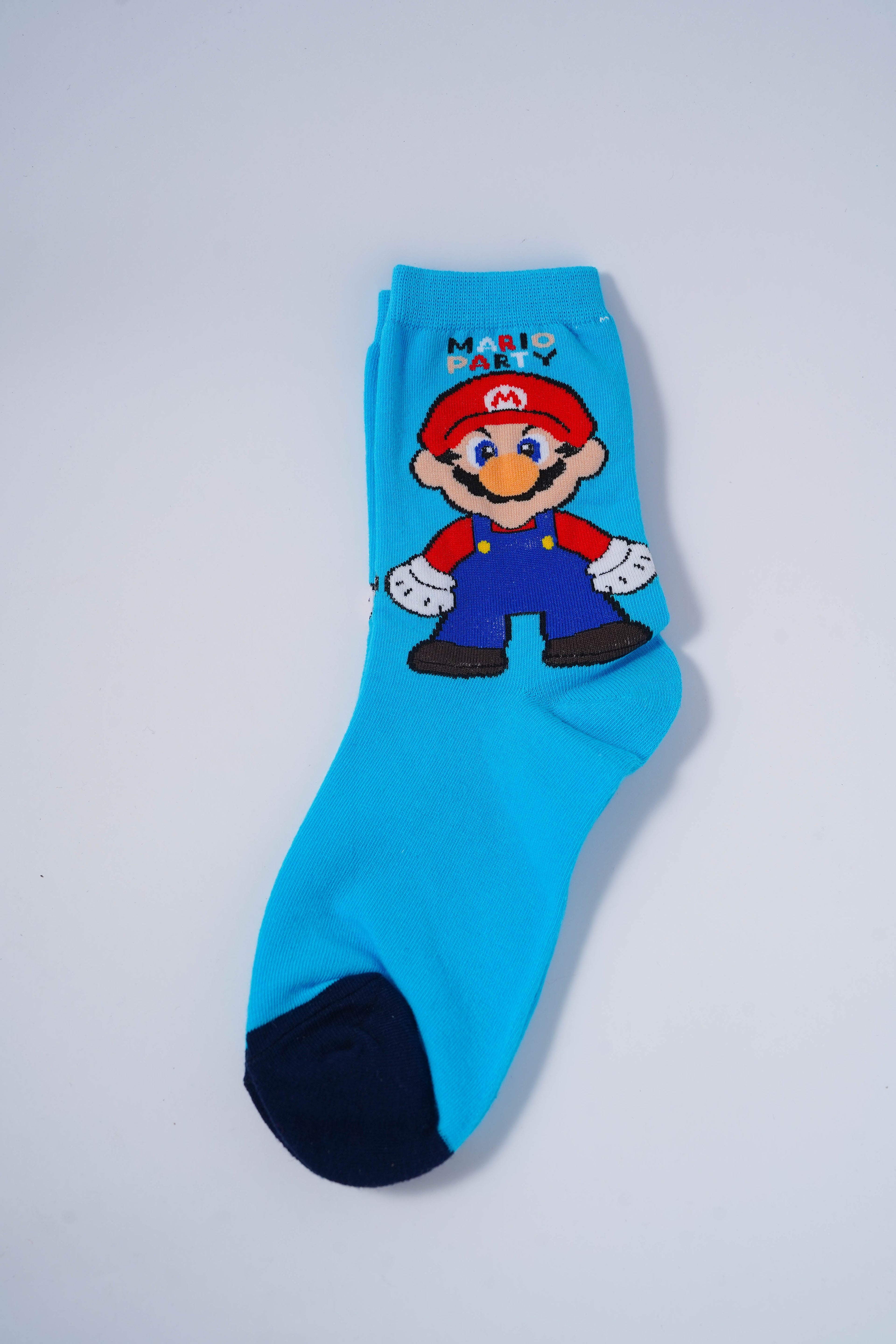 Super Mario Blue long Socks