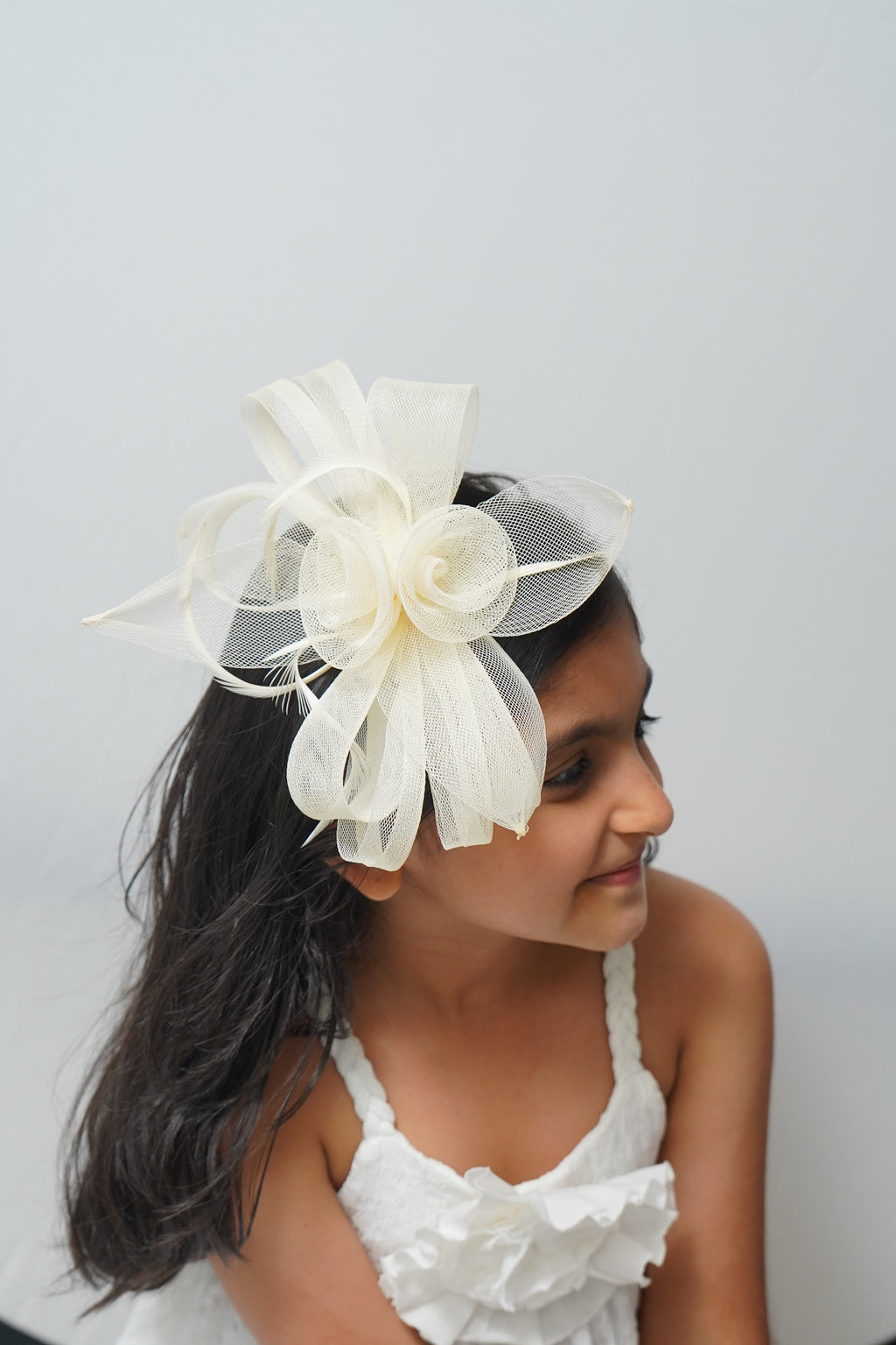 Elegant Mesh Rose Hair Fascinator