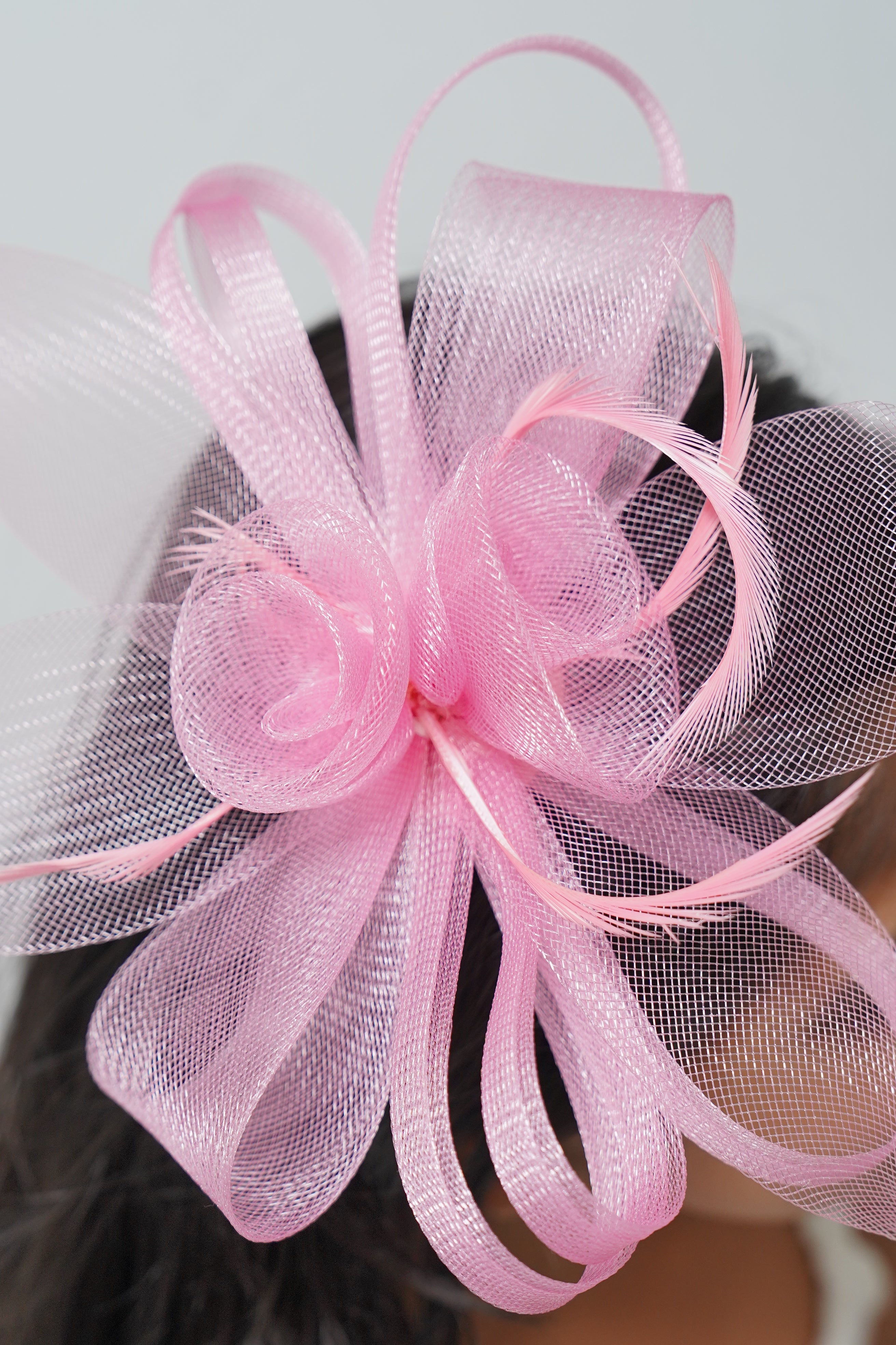 Elegant Mesh Rose Hair Fascinator