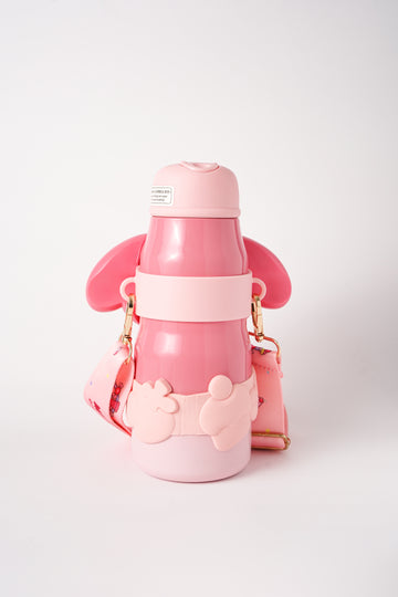 My Melody Water Bottle with Strap