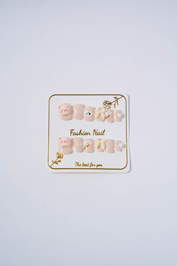 Piggy Cartoon Nails