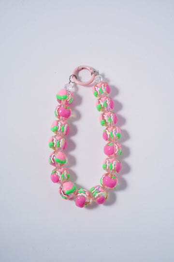 Pink & Green Macaron-Inspired Charm