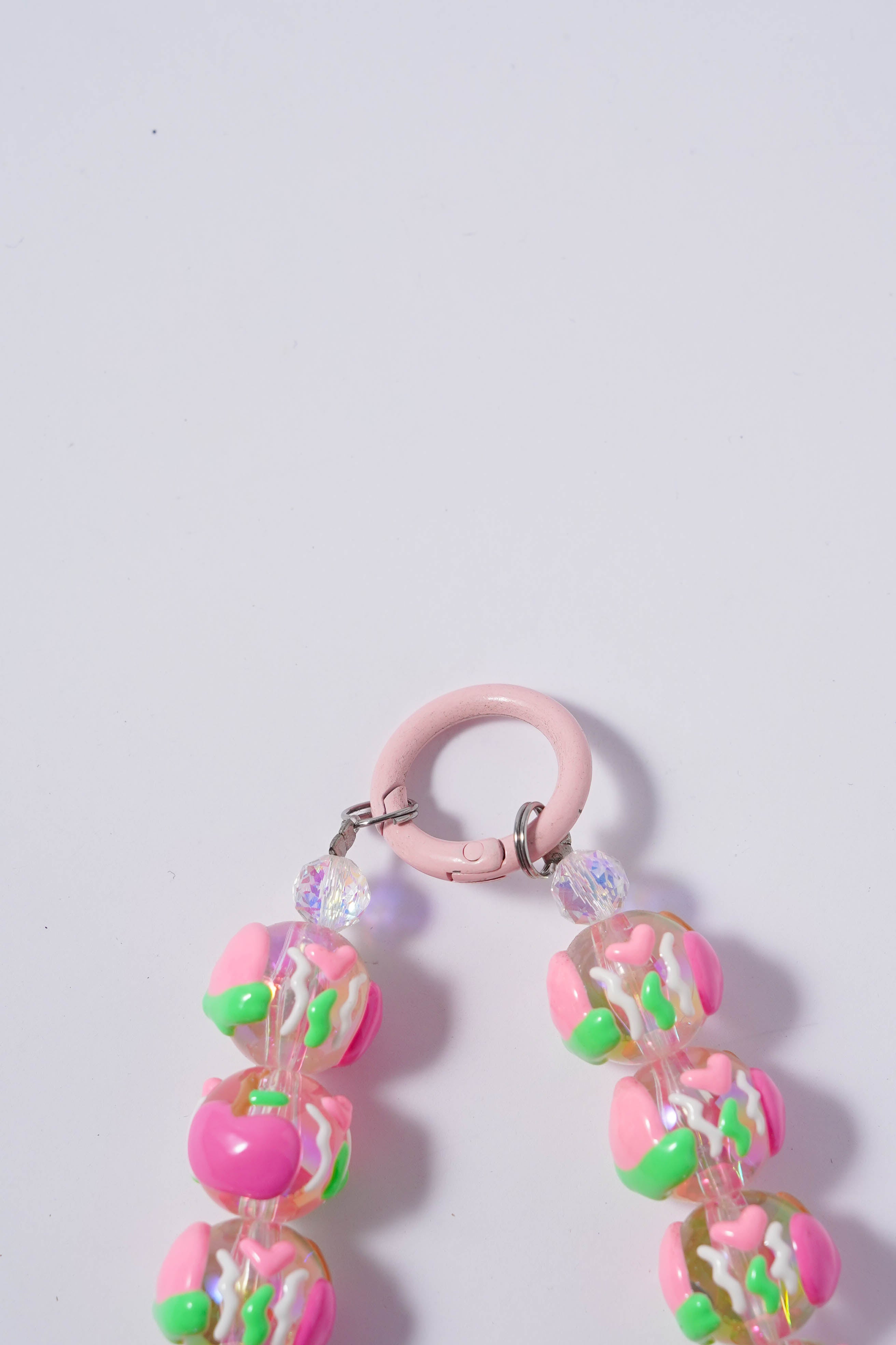 Pink & Green Macaron-Inspired Charm