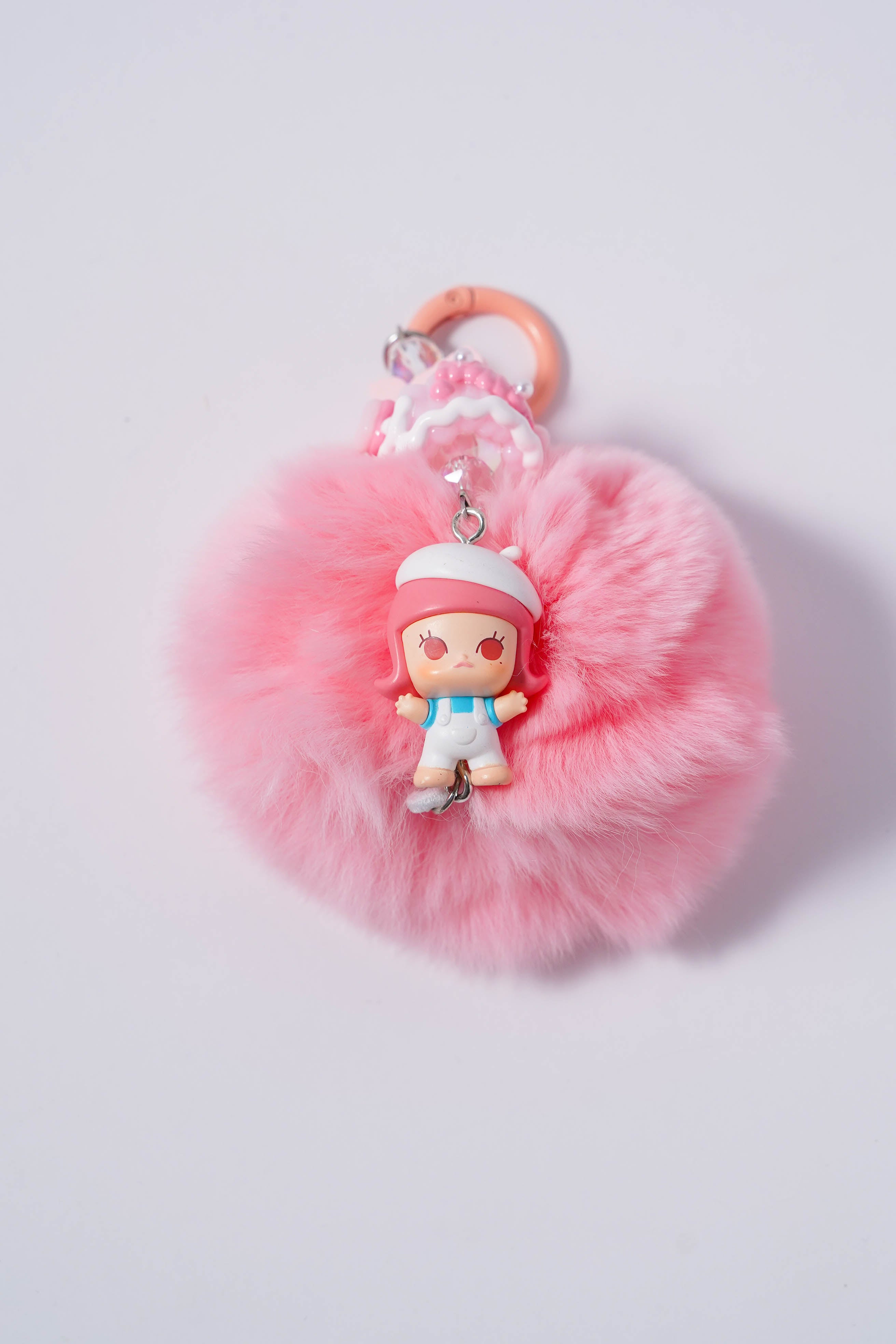 Pink Pom Pom Charm