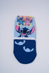 Stitch-Themed Dual Blue Socks