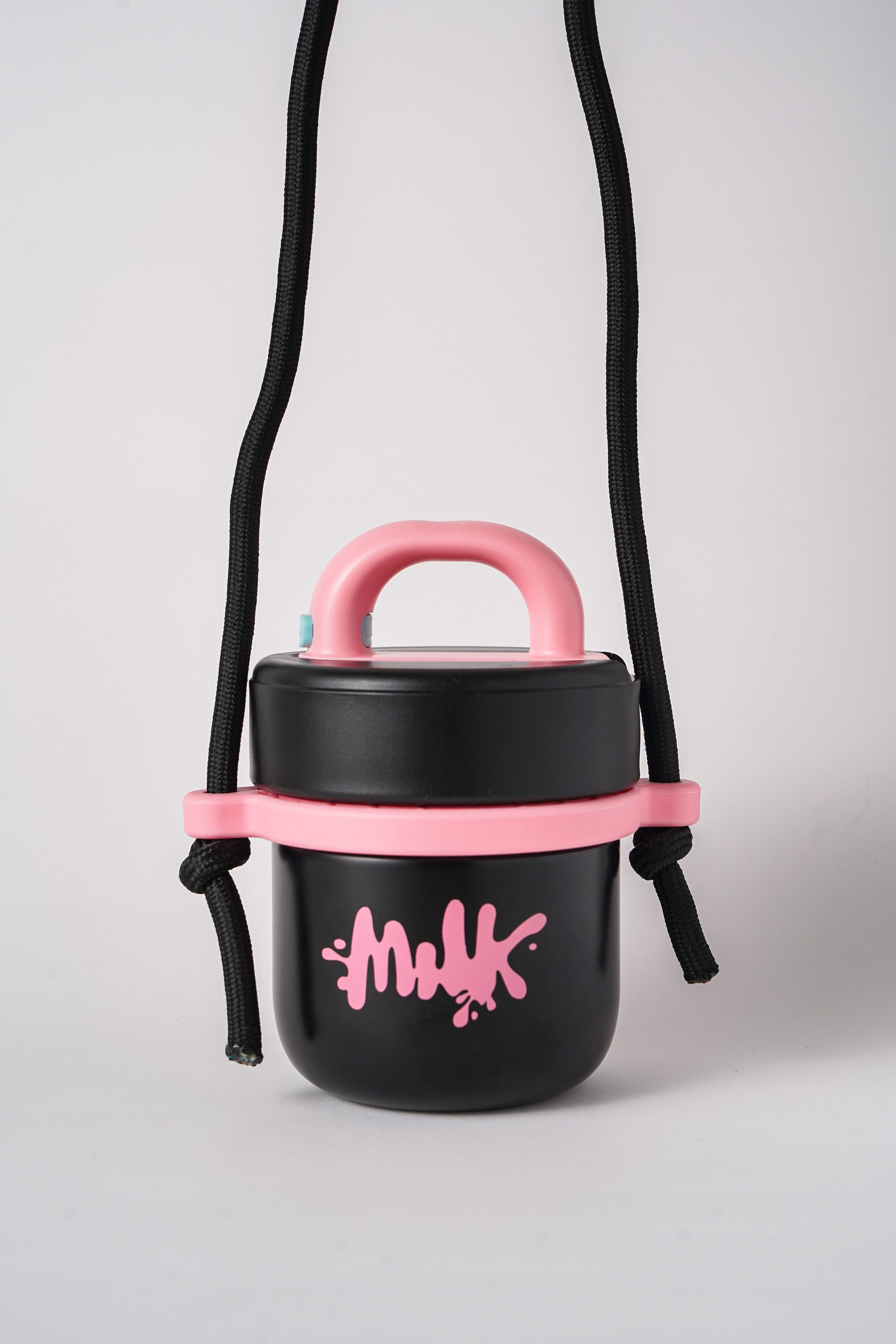 Straw Sippy Cup Water Bottle with Strap