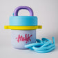 Straw Sippy Cup Water Bottle with Strap