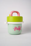 Straw Sippy Cup Water Bottle with Strap