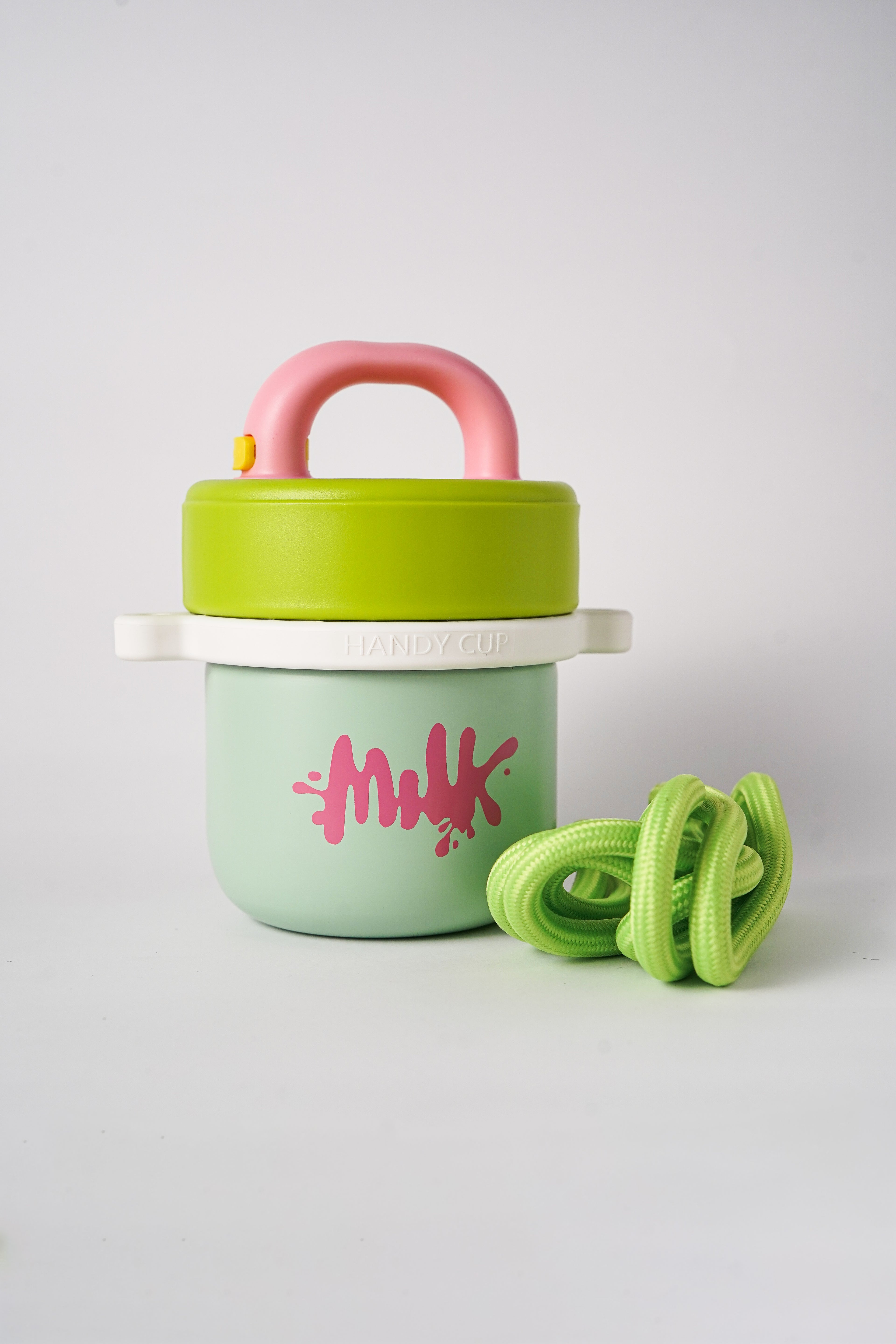 Straw Sippy Cup Water Bottle with Strap