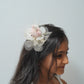 Cute Teddy Bear Hair Clip with Crown & Pearl Flower Girls Party Hair Accessory