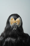 Tulle & Pearl Bow Hair Clip Elegant Girls & Women's Hair Accessory