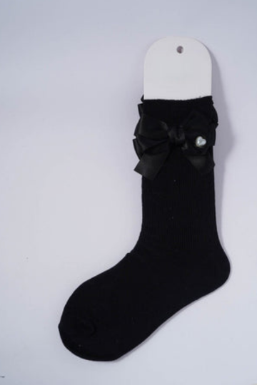 Girls Black Ankle Socks