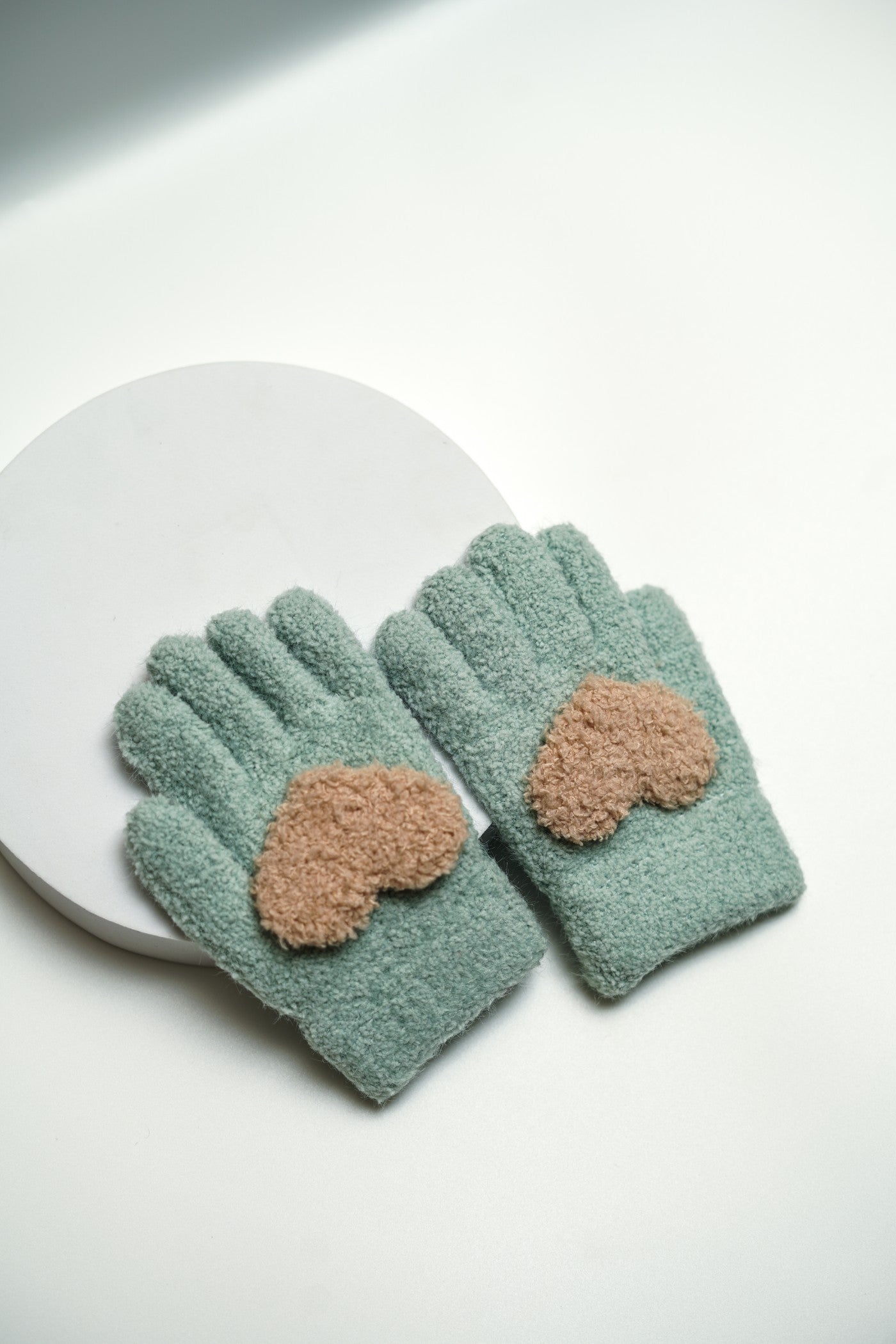 Heart Patch Winter Gloves for Kids