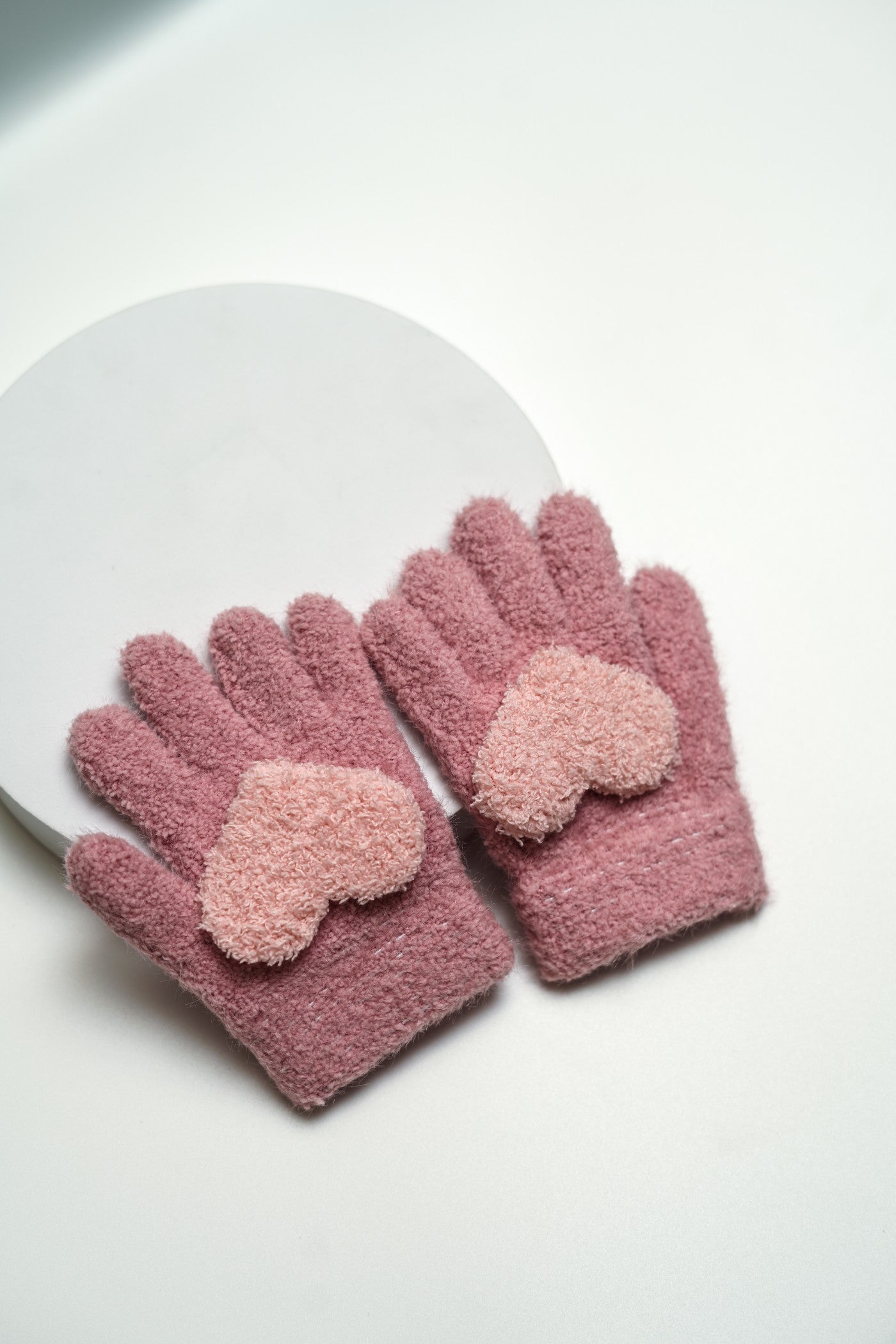 Heart Patch Winter Gloves for Kids