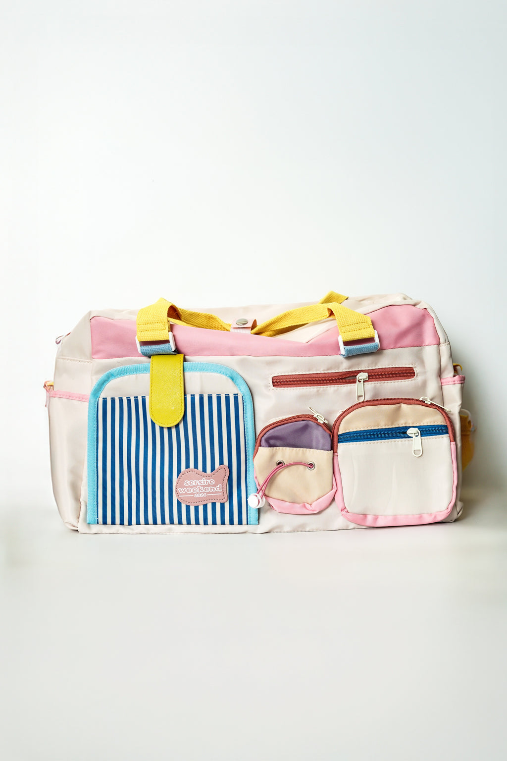 Cute Multi-Pocket Travel Duffle Bag