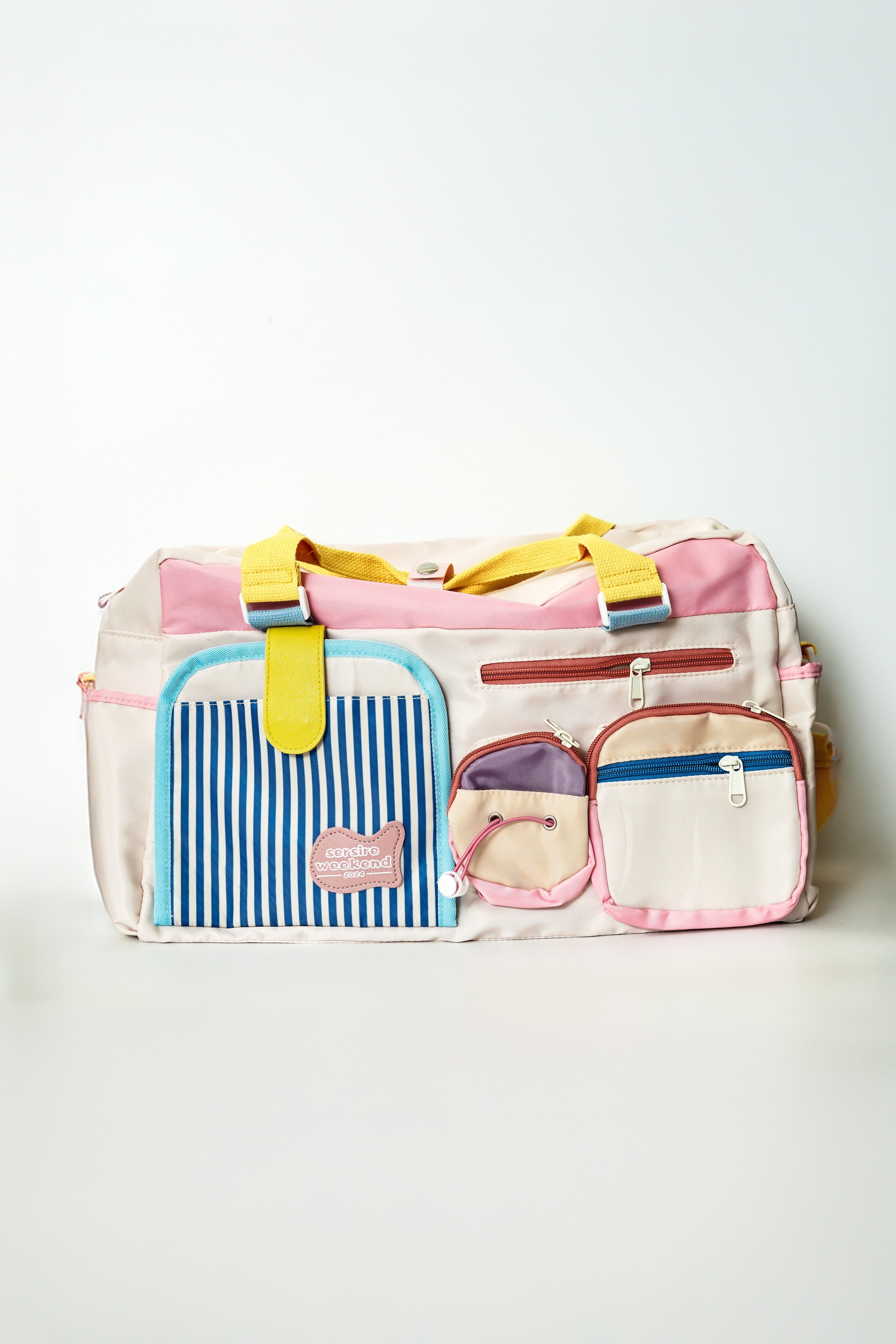 Cute Multi-Pocket Travel Duffle Bag
