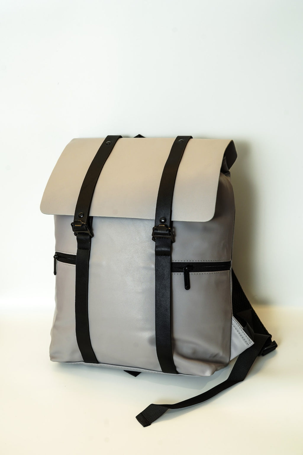 Minimal Flap Backpack with Adjustable Straps
