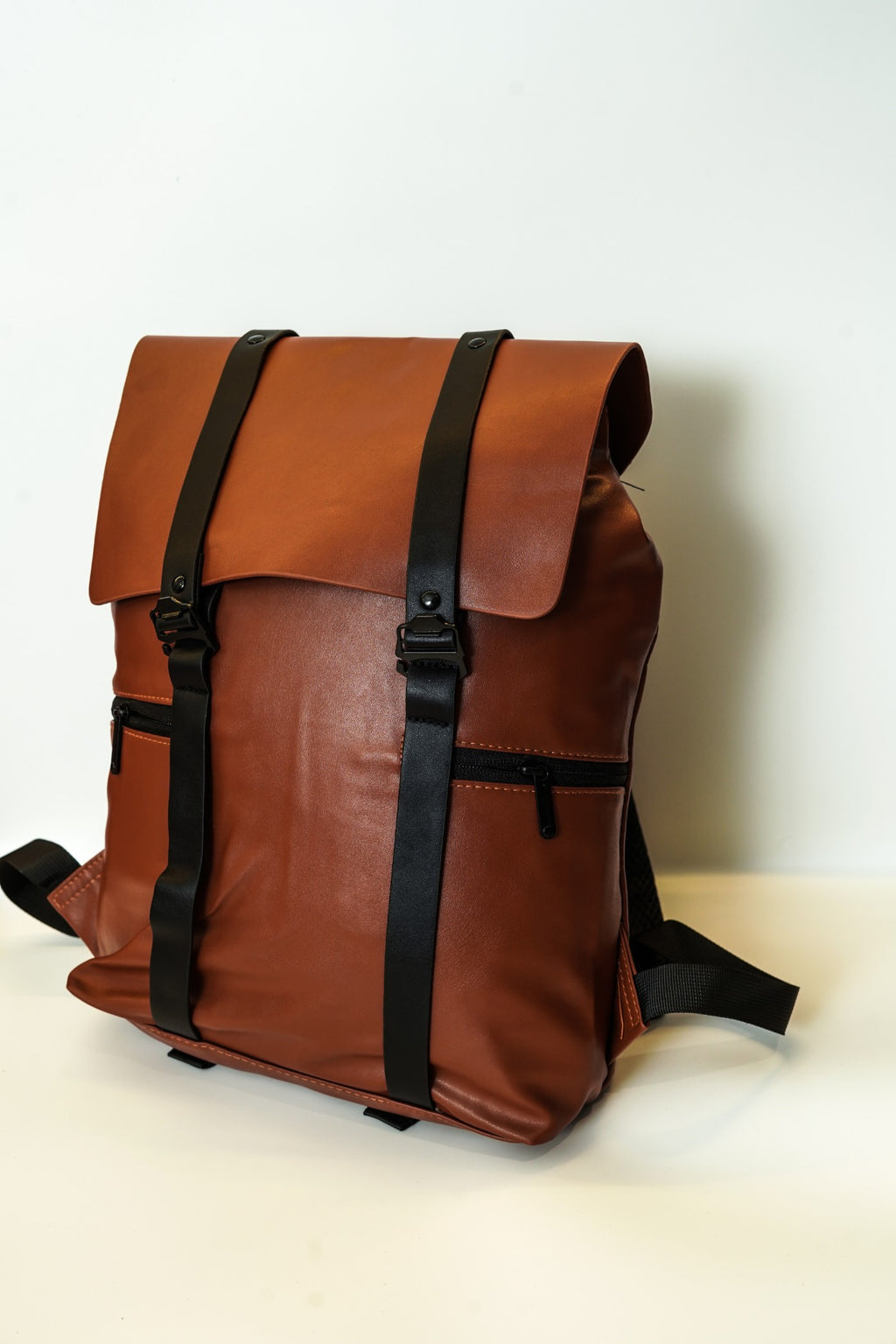 Minimal Flap Backpack with Adjustable Straps