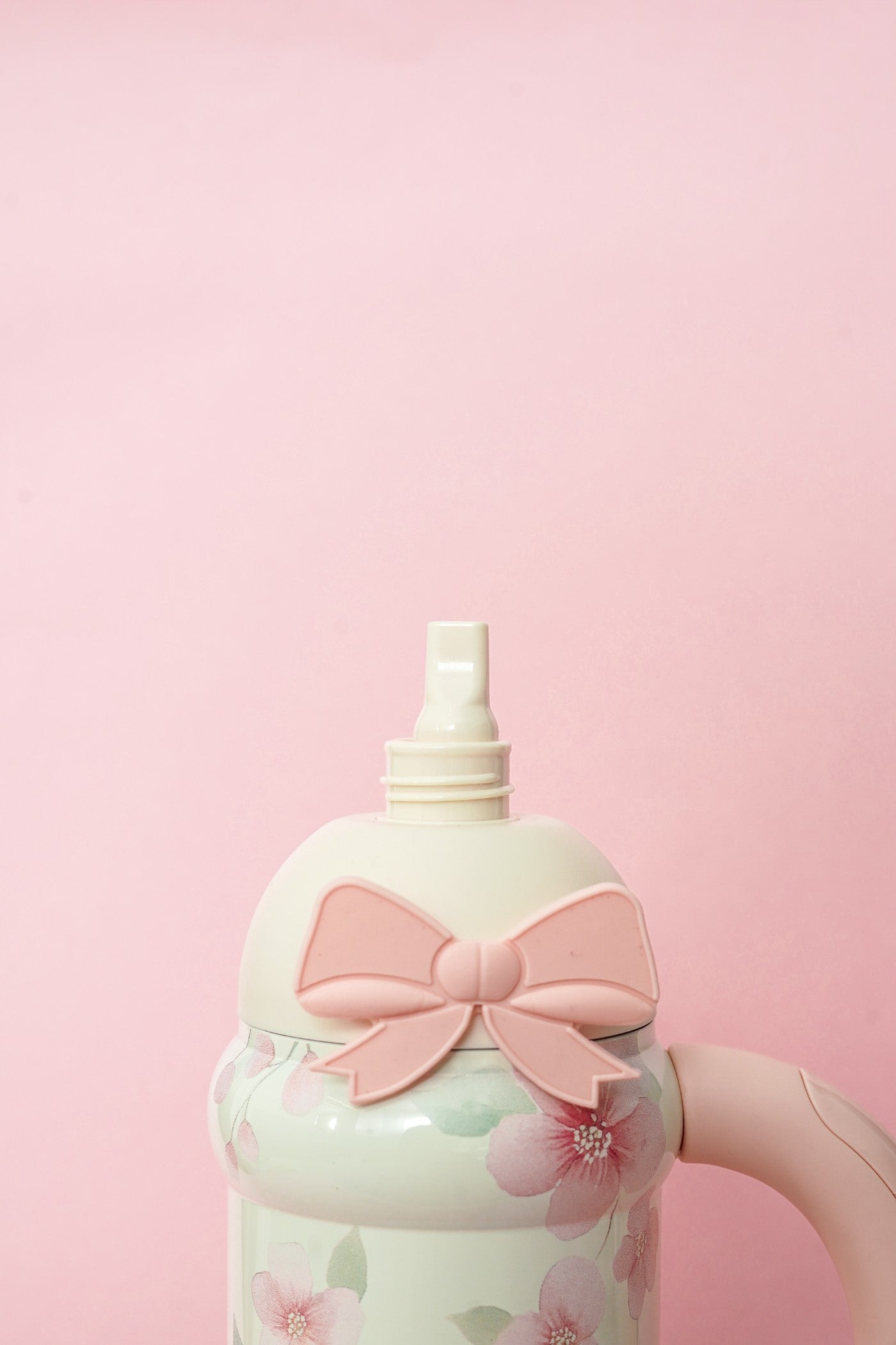 Cute Bunny Floral Stainless Steel Insulated Sipper Mug