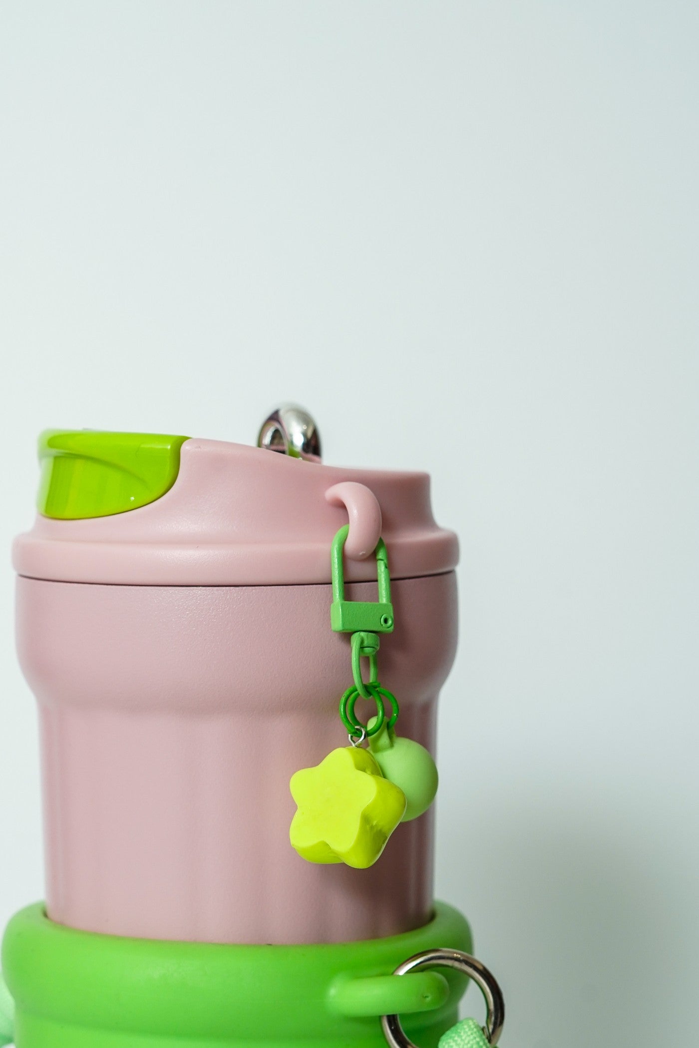 Water Bottle with Charm & Sling