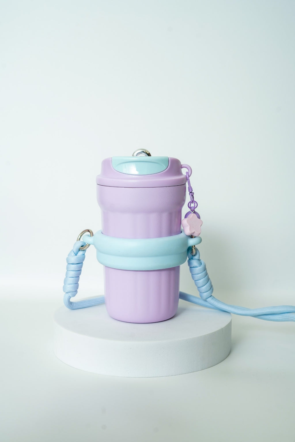 Water Bottle with Charm & Sling