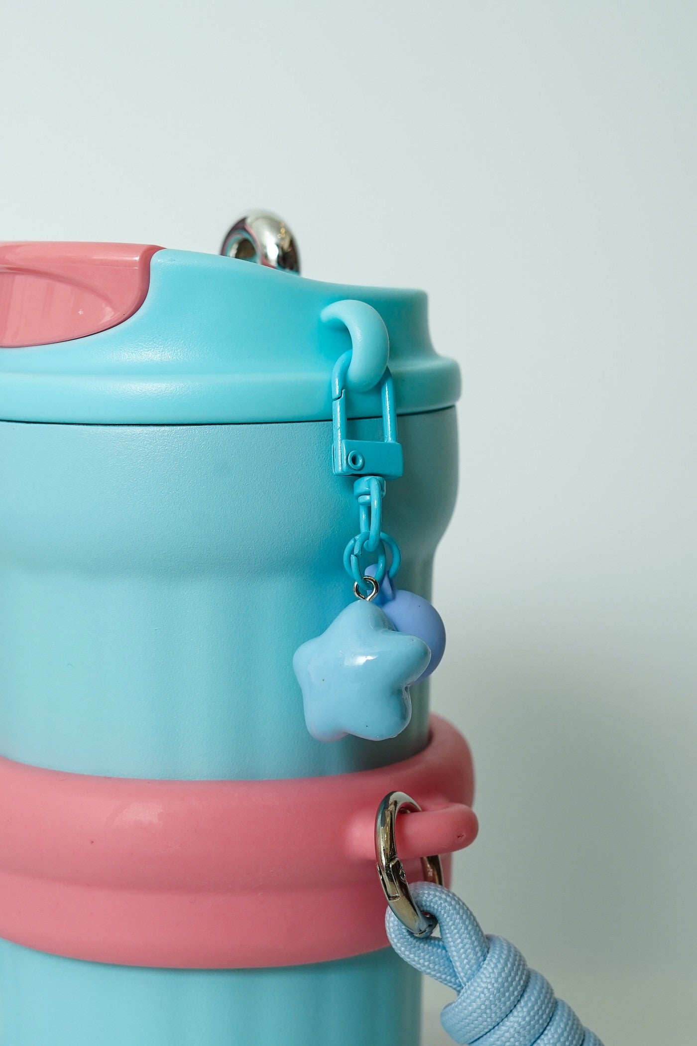 Water Bottle with Charm & Sling