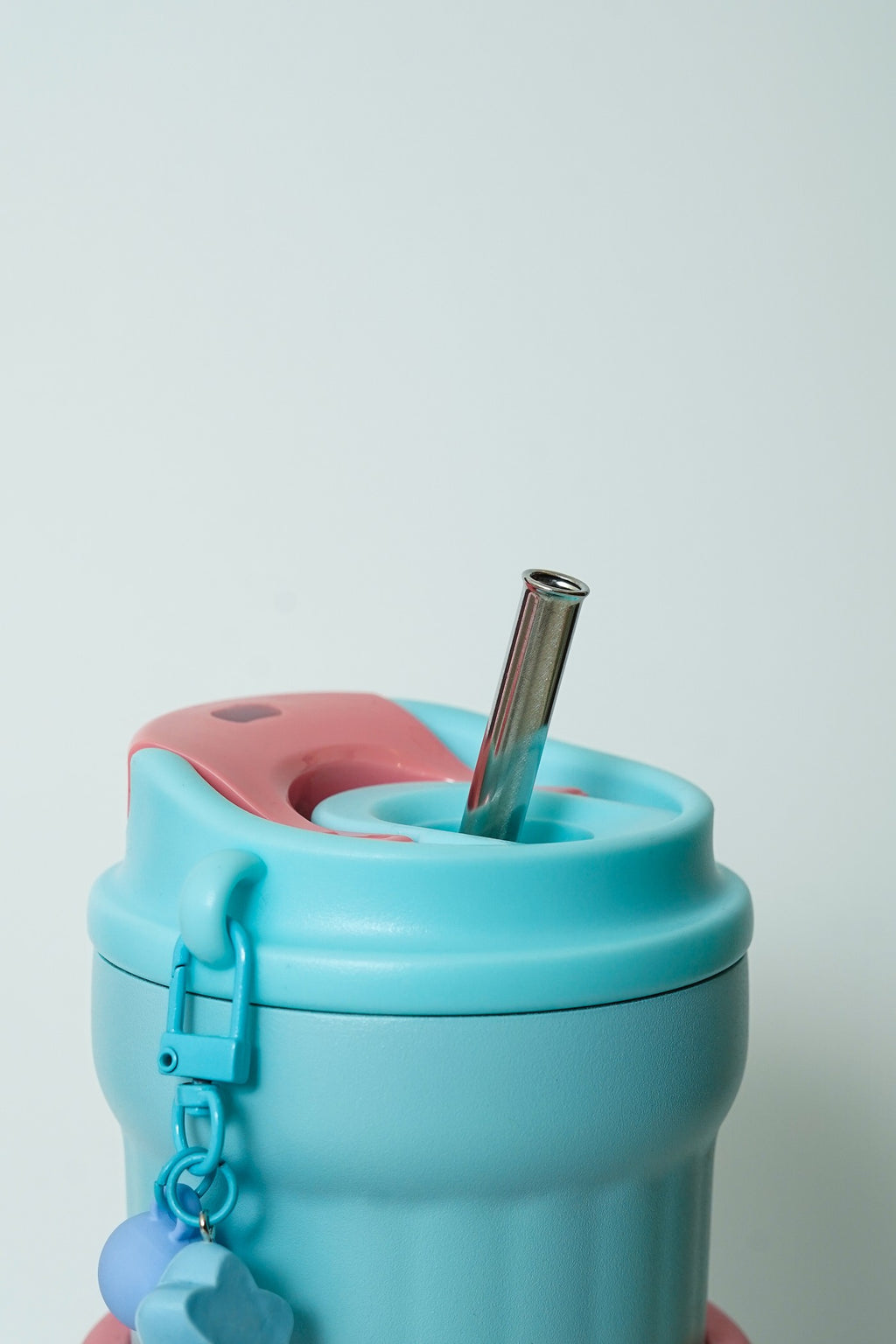 Water Bottle with Charm & Sling