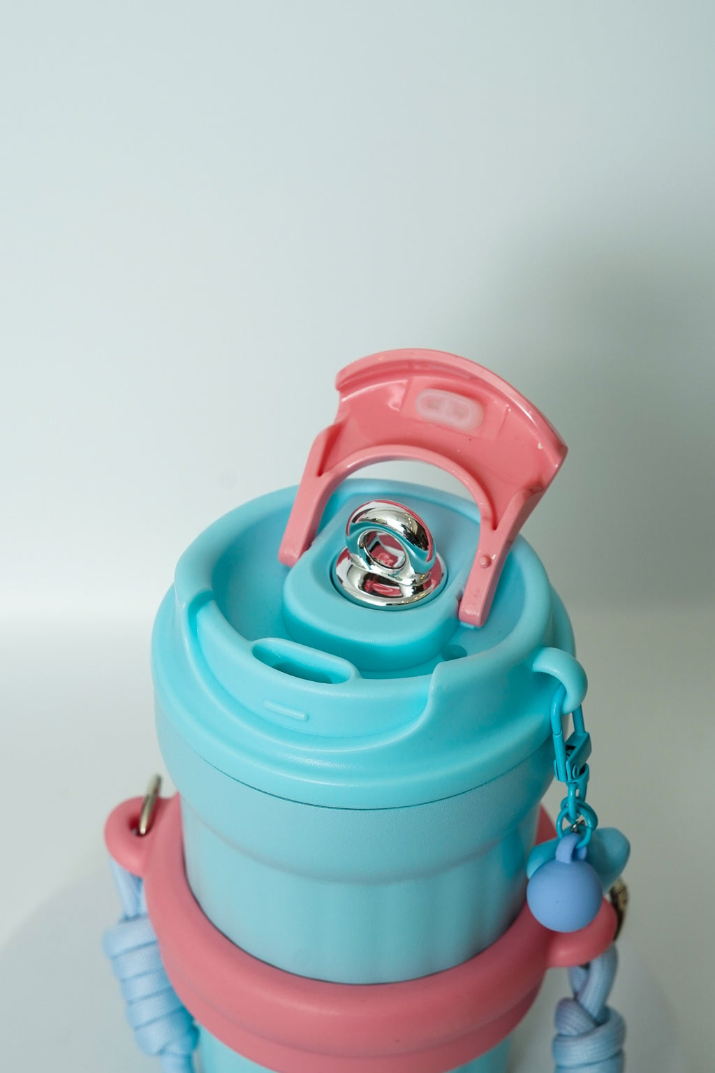 Water Bottle with Charm & Sling