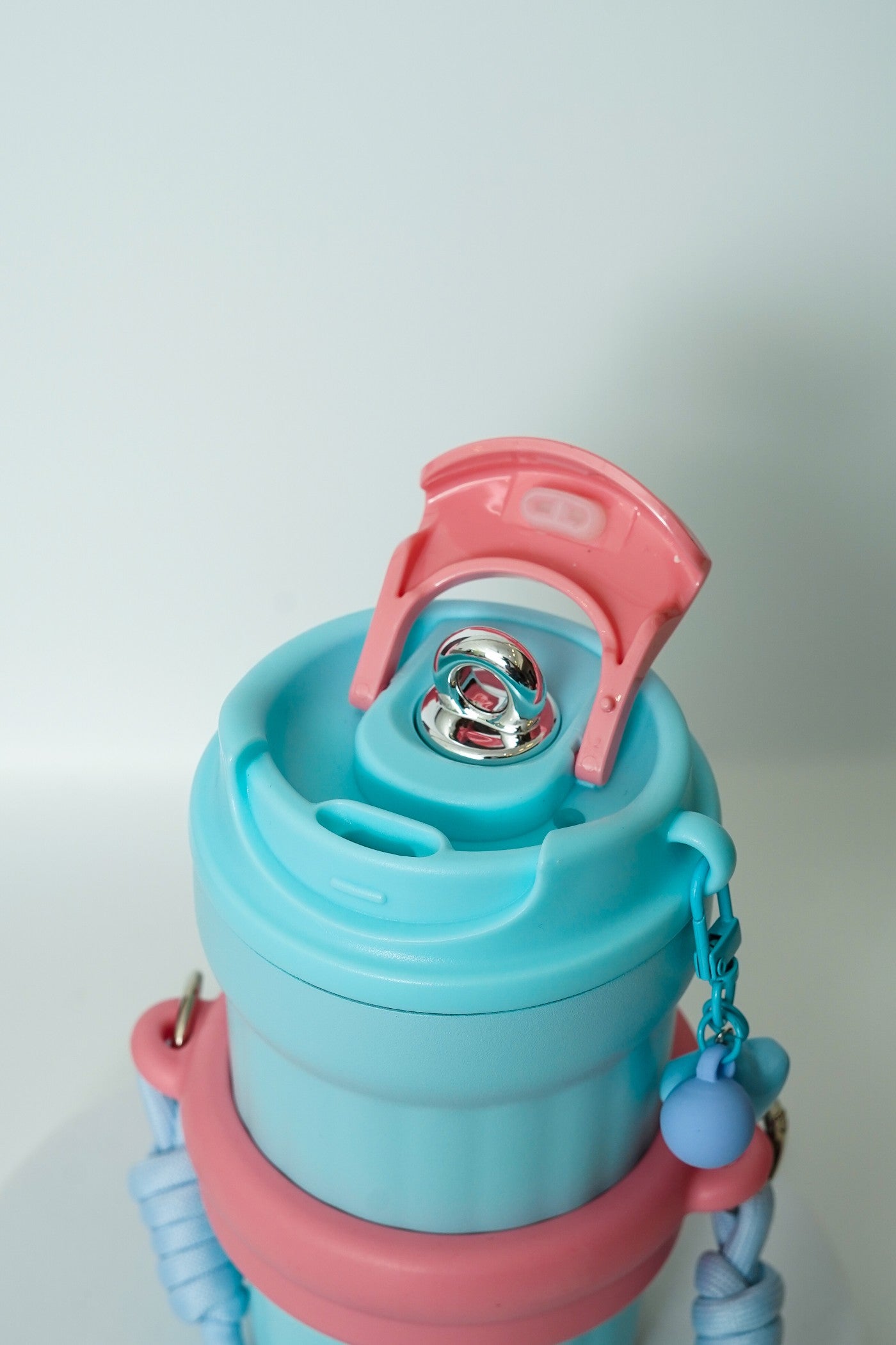 Water Bottle with Charm & Sling