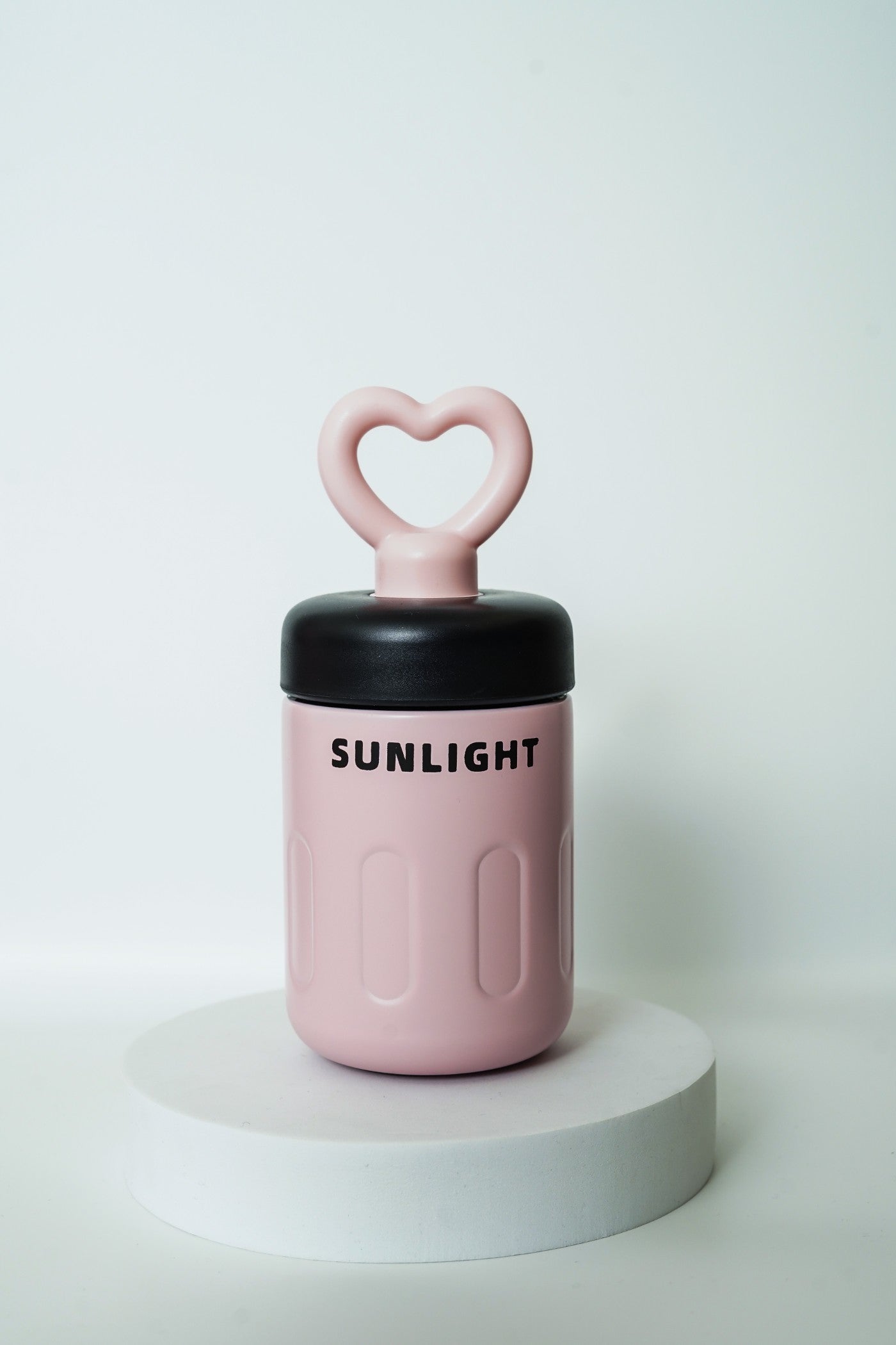 Luxury Kids Heart Straw Bottle