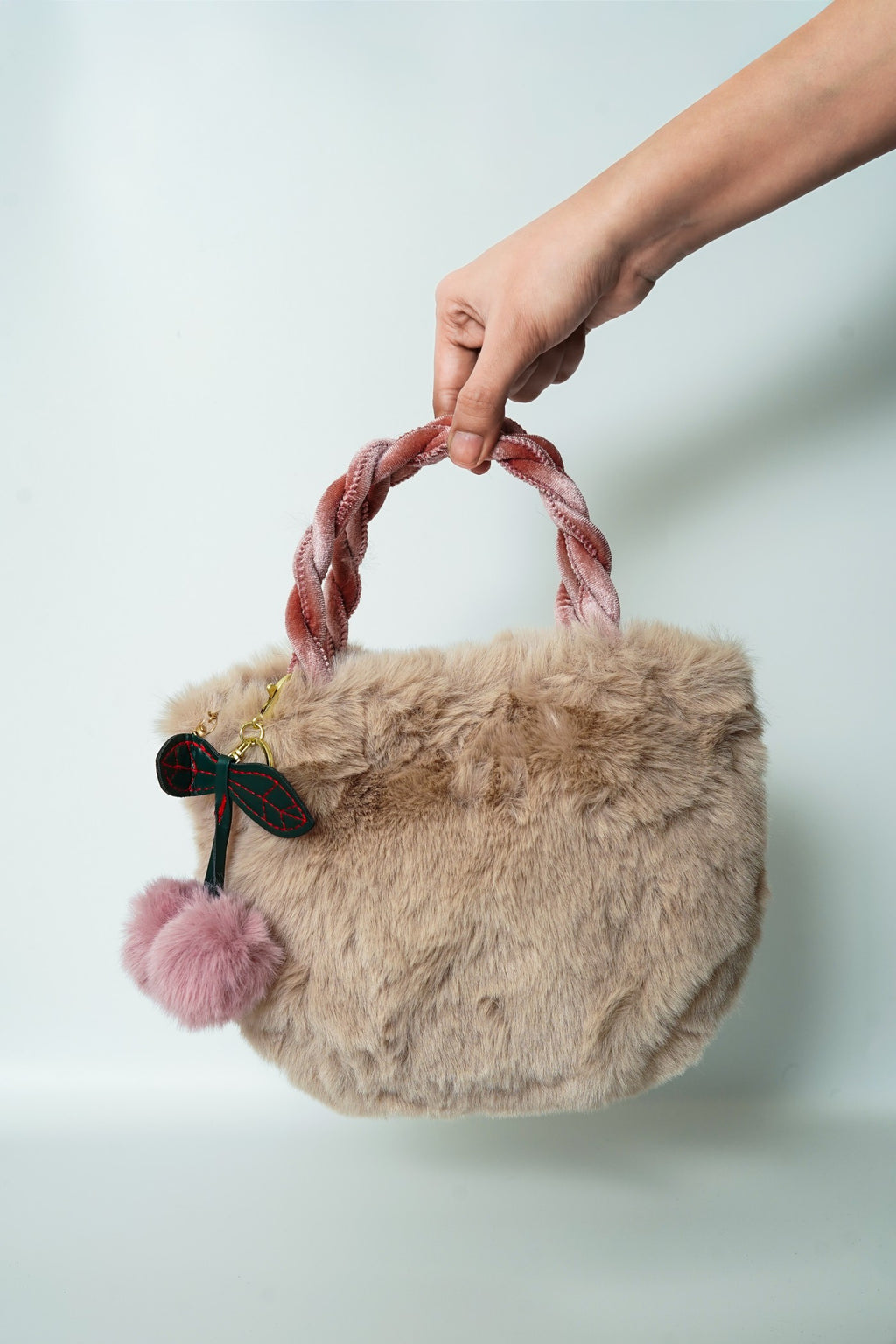 Faux Fur Mini Handbag