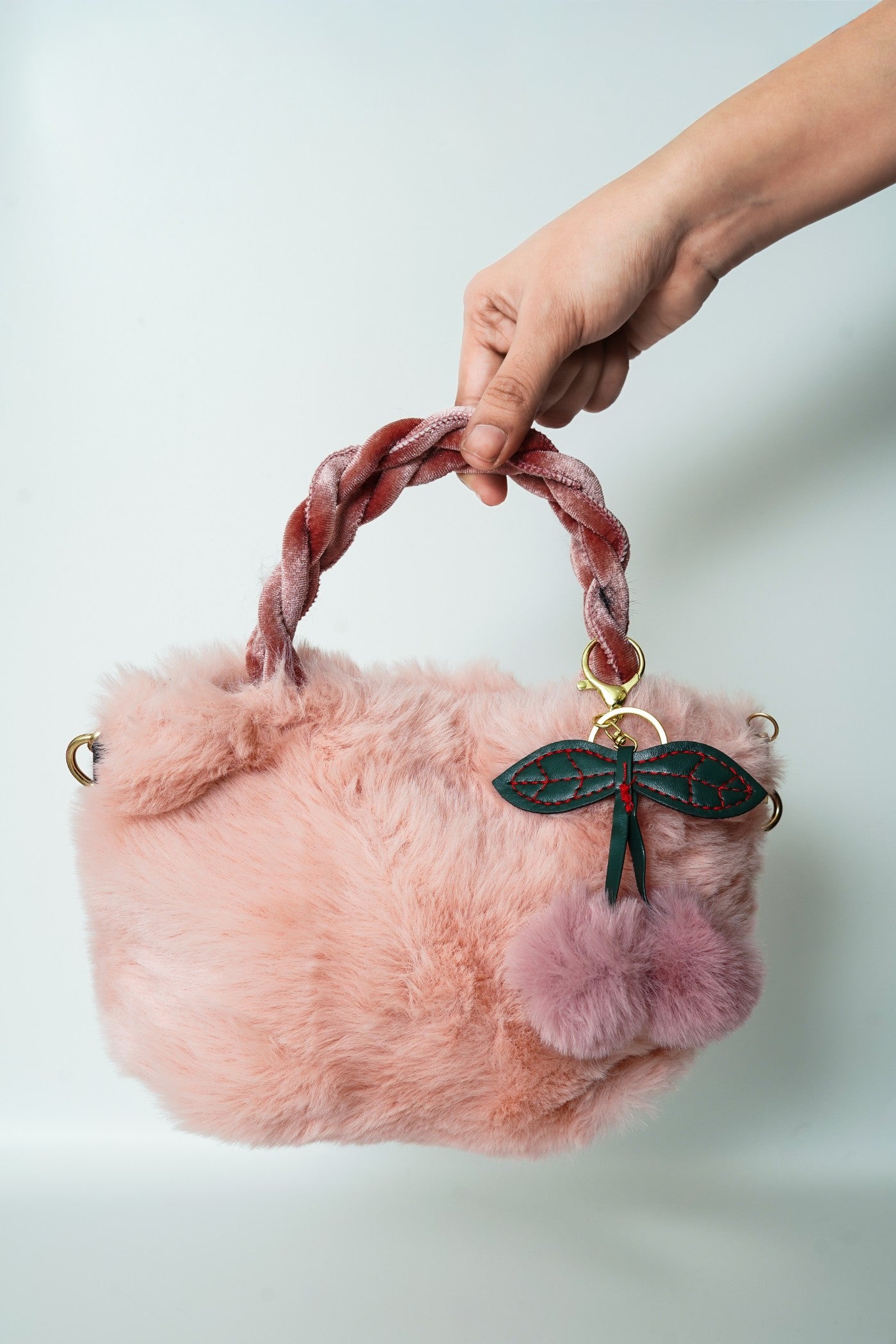 Faux Fur Mini Handbag