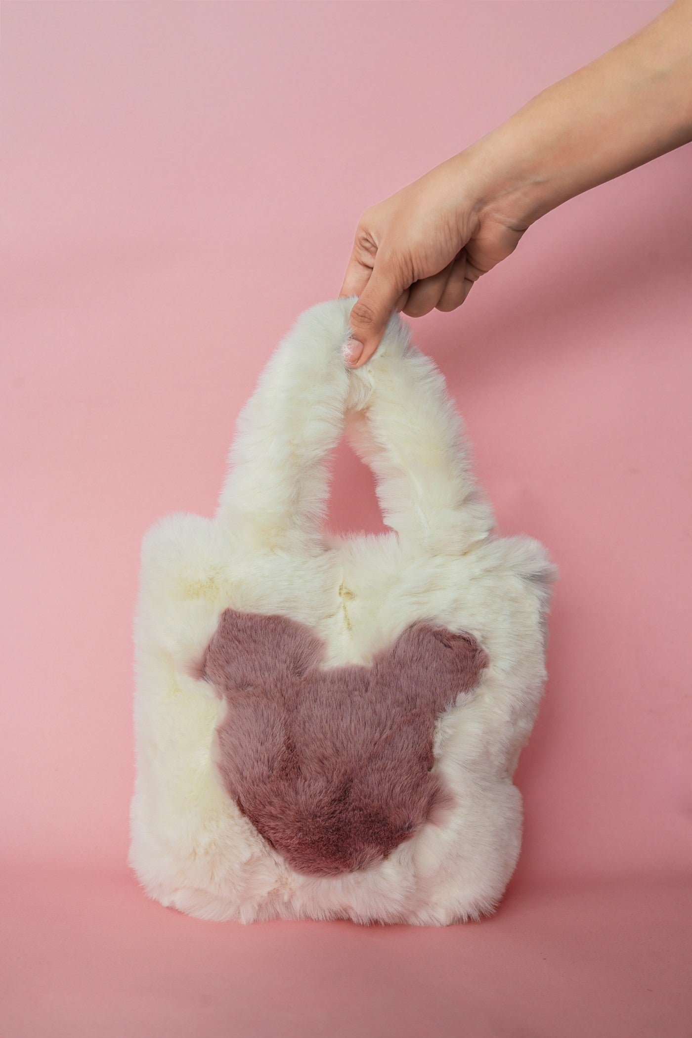 Faux Fur Mini Handbag for Women
