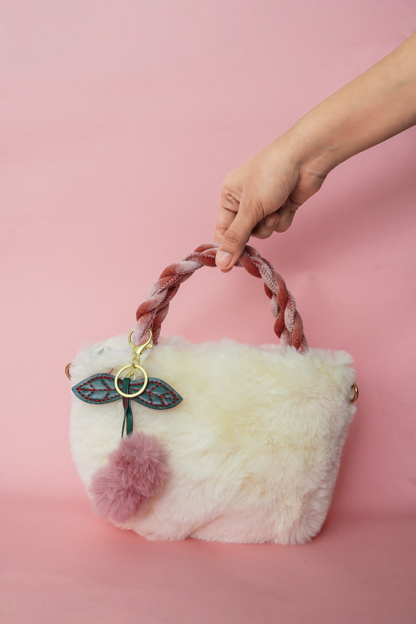 Faux Fur Mini Handbag