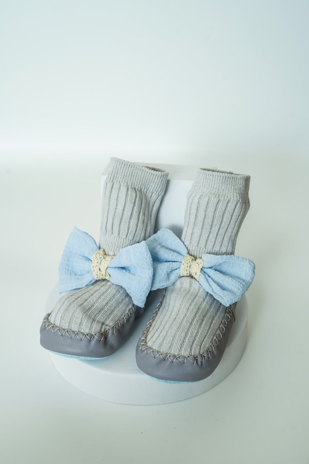 Baby Girl Bow Sock Shoes