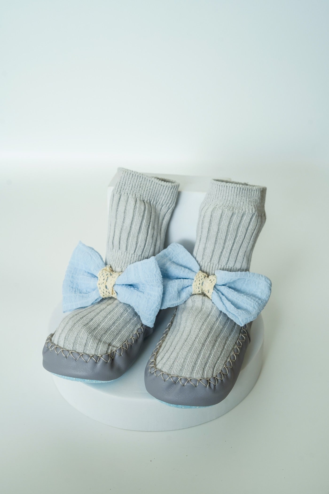 Baby Girl Bow Sock Shoes