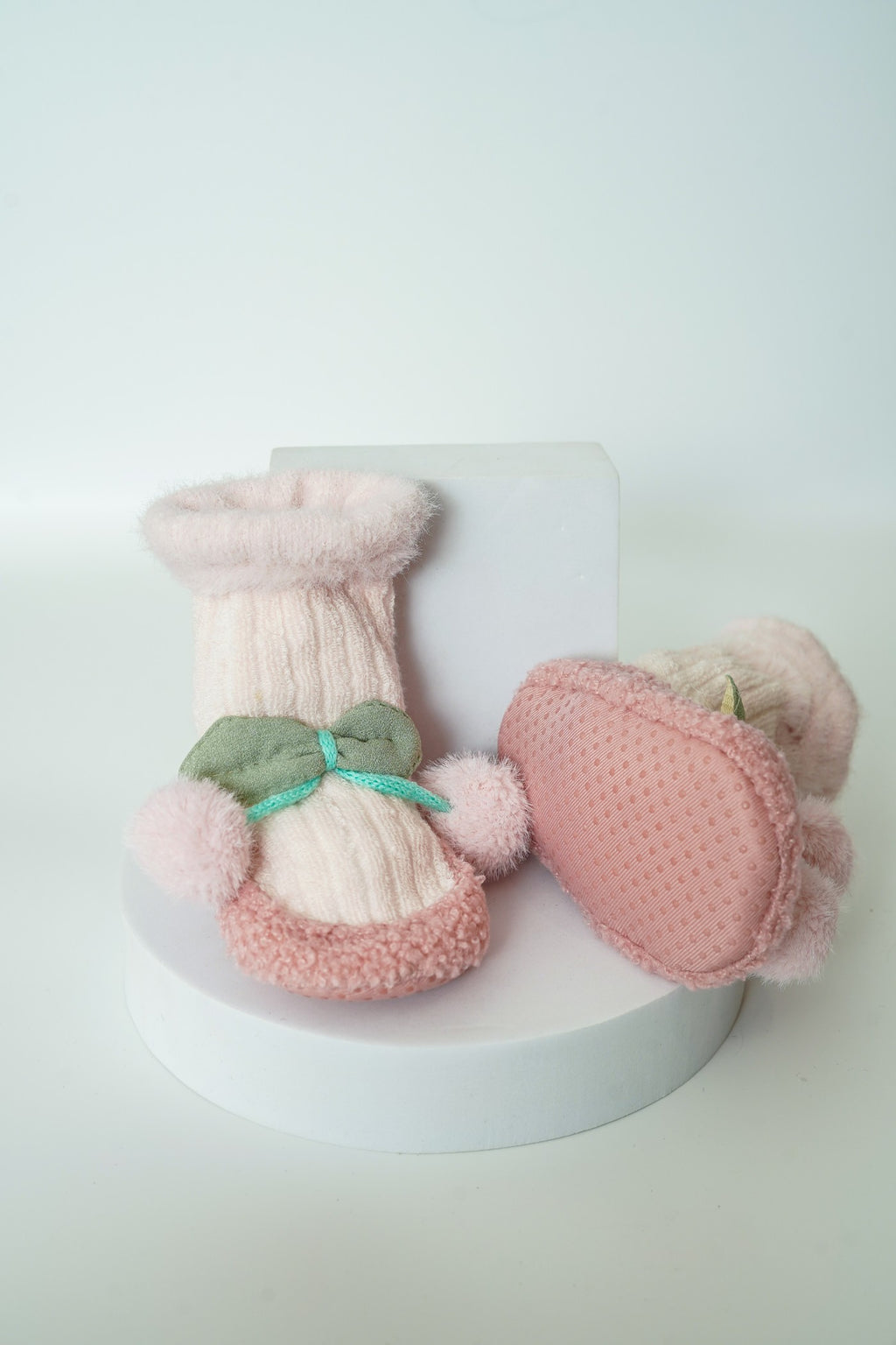 Baby Pom Pom Winter Booties