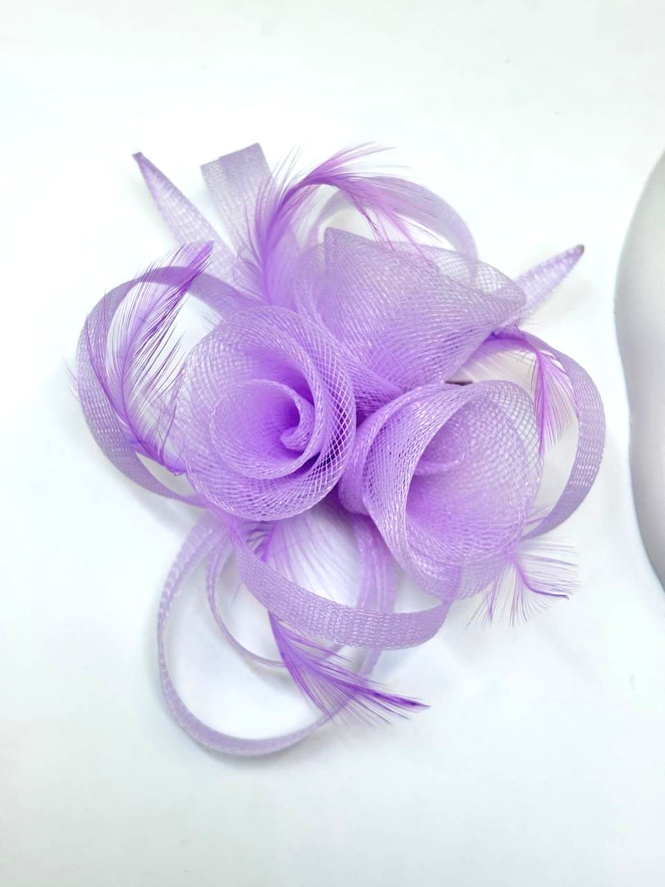 Elegant Mesh Rose Hair Clip – Hair Fascinator