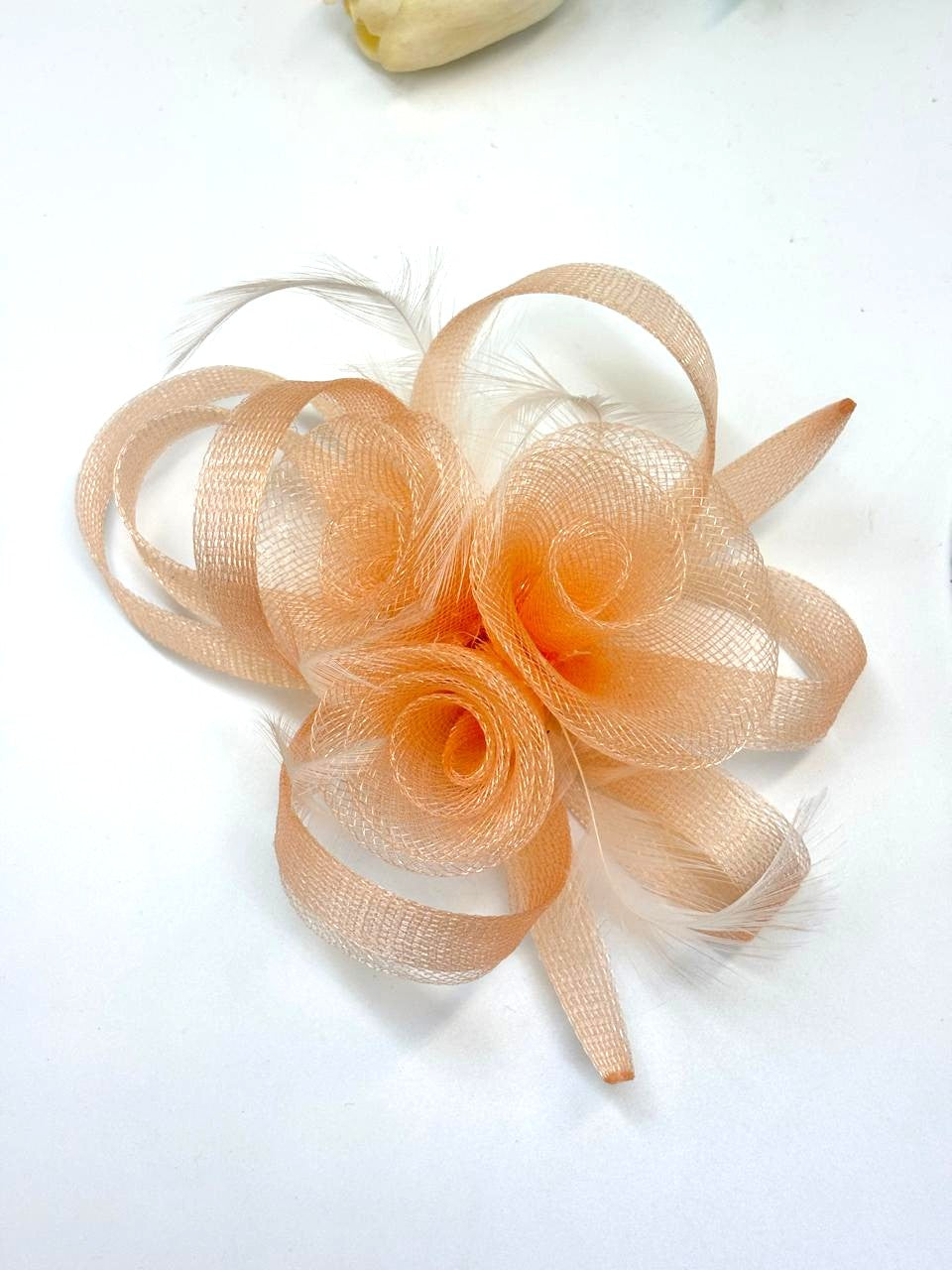 Elegant Mesh Rose Hair Clip – Hair Fascinator